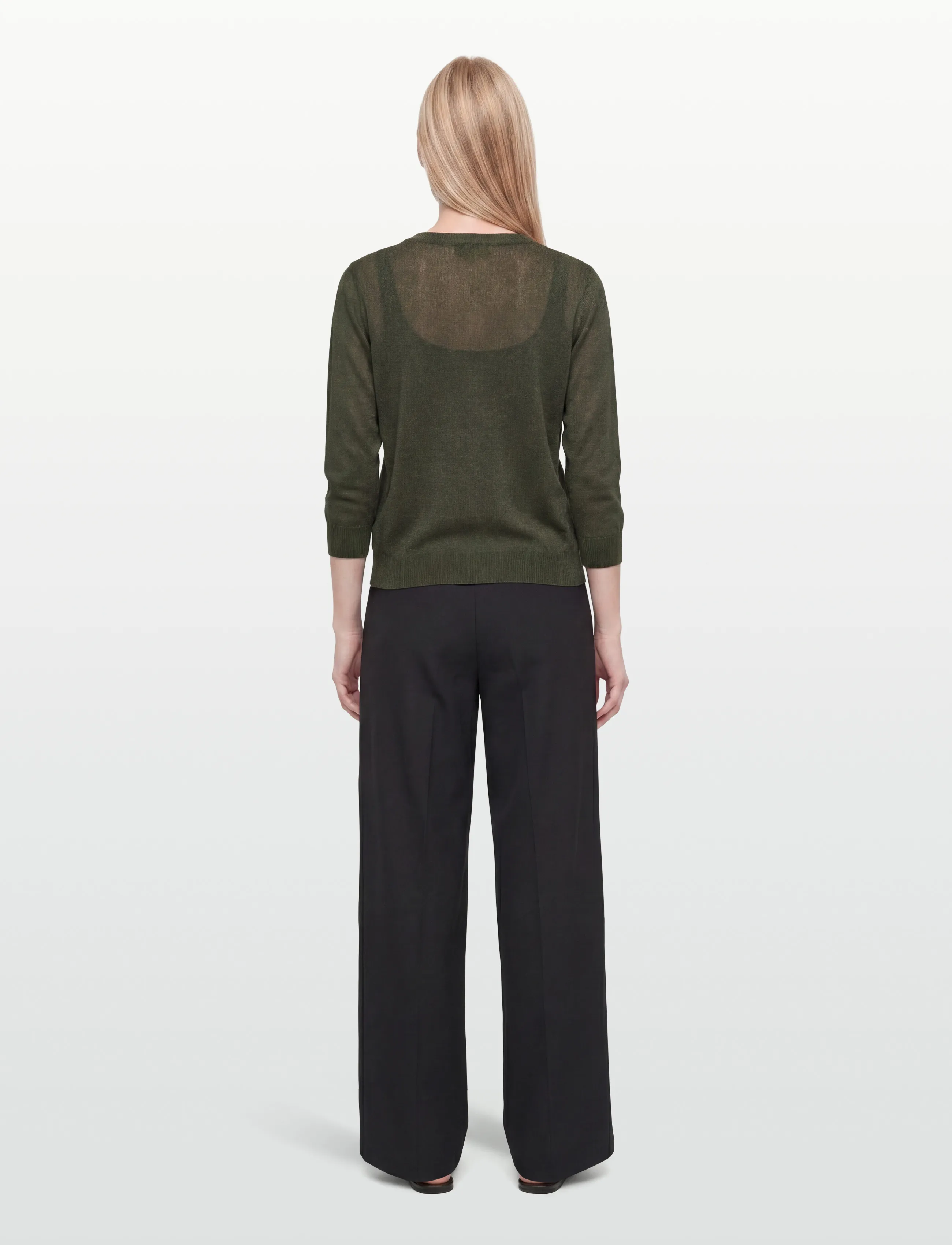 FREE/QUENT - FQBETTY-PULLOVER - stickade tröjor - kombu green - 4