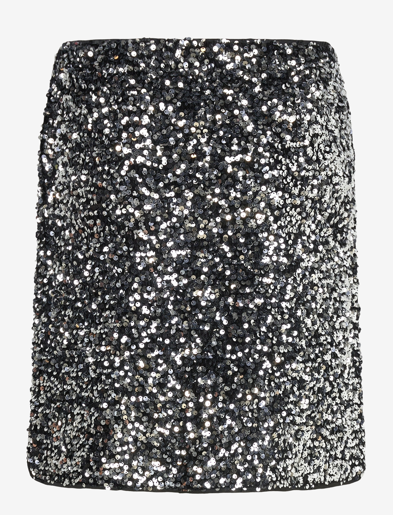 FREE/QUENT - FQLUNE-SKIRT - paillet nederdele - black w. silver - 1