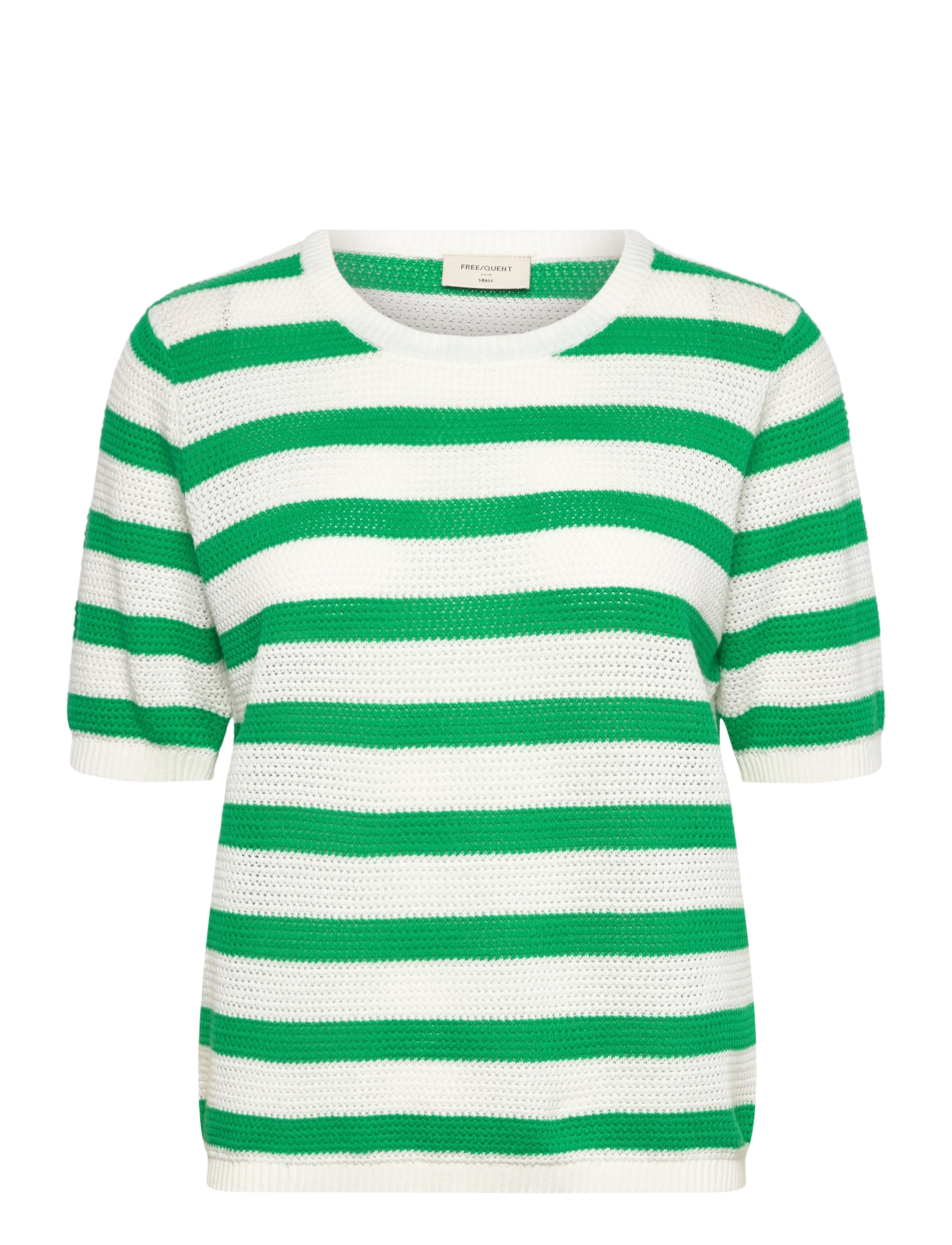 FQDODO-PULLOVER - STAR OFF-WHITE W. BRIGHT GREEN