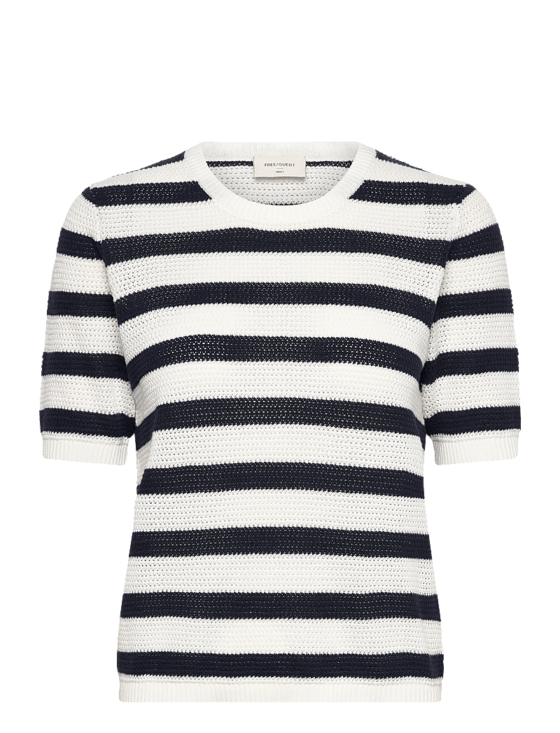 FREE/QUENT - FQDODO-PULLOVER - pullover - star off-white w. navy blazer - 0