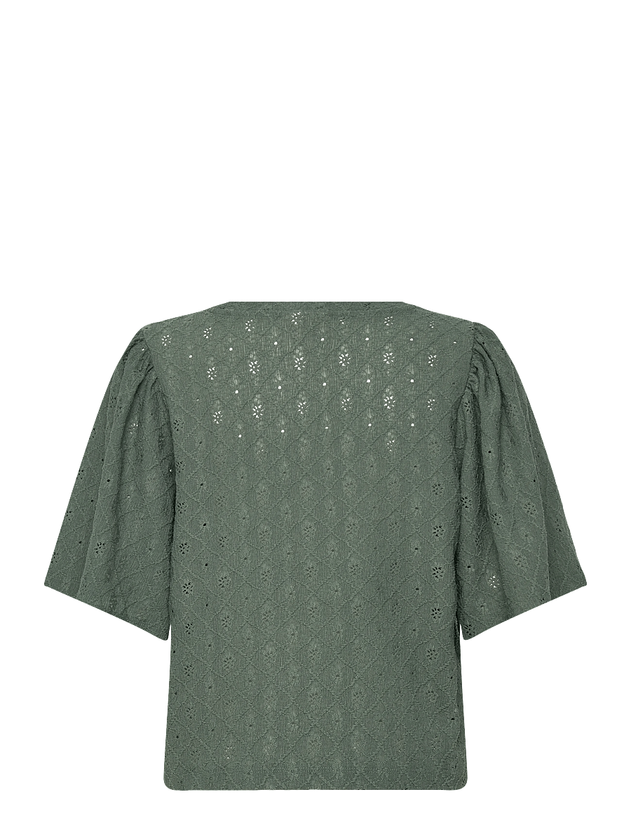 FREE/QUENT - FQKIONA-BLOUSE - kurzärmelige blusen - dark forest - 2