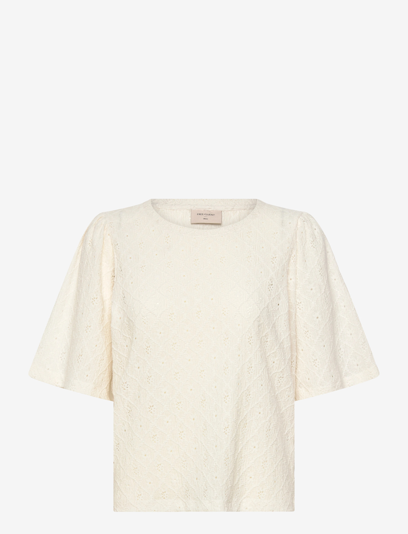 FREE/QUENT - FQKIONA-BLOUSE - kortærmede bluser - star off-white - 1