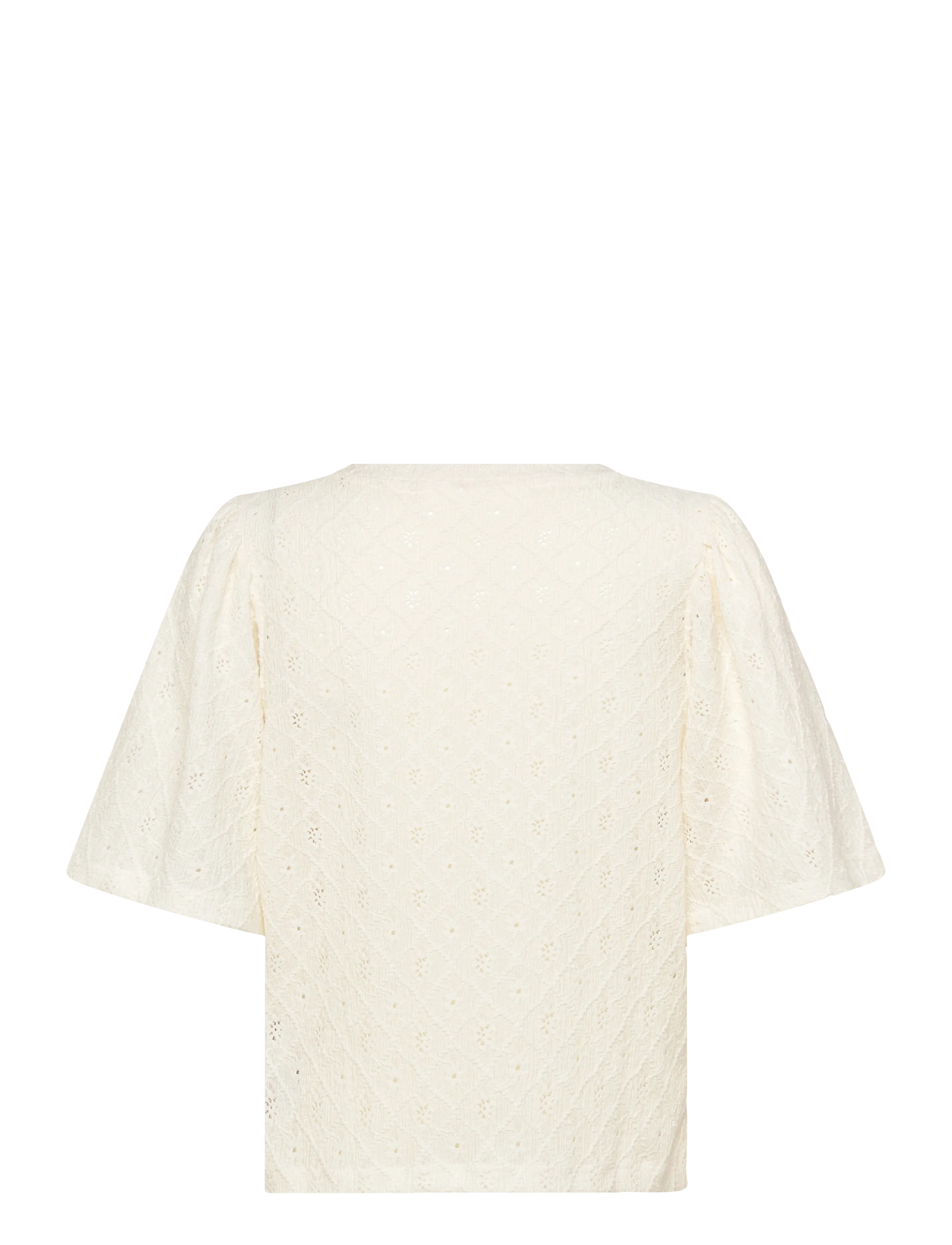 FREE/QUENT - FQKIONA-BLOUSE - kortærmede bluser - star off-white - 2