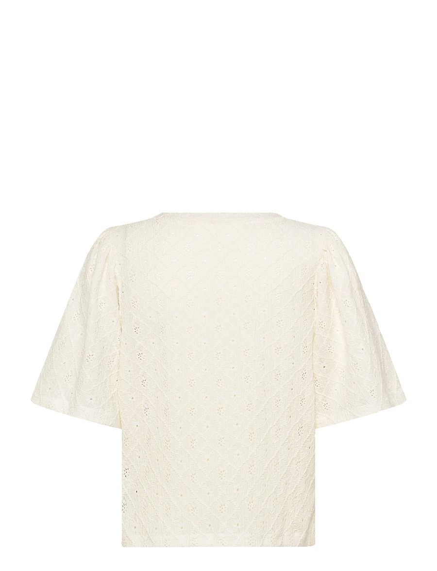FREE/QUENT - FQKIONA-BLOUSE - lühikeste varrukatega pluusid - star off-white - 2