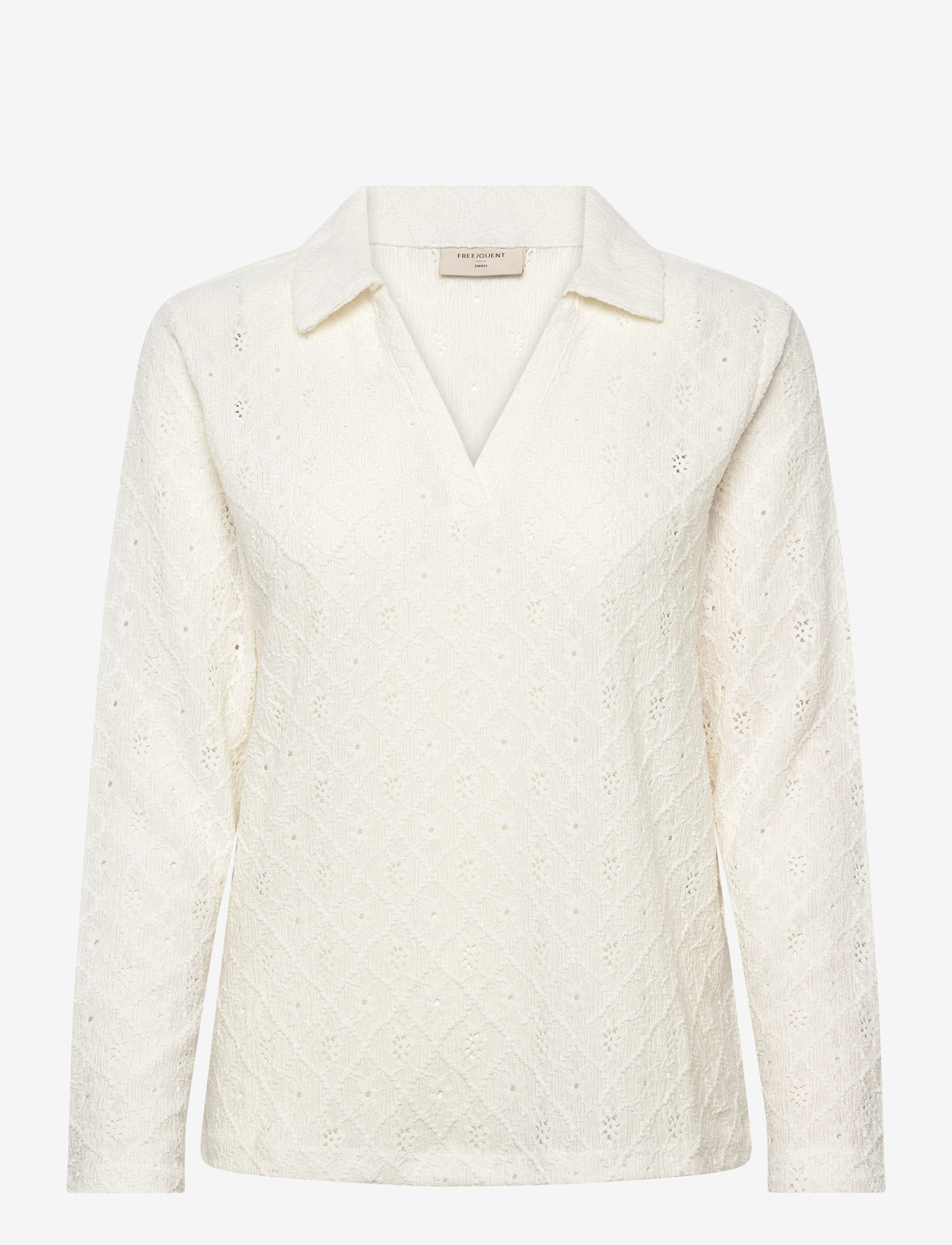 FREE/QUENT - FQKIONA-POLO - langærmede bluser - star off-white - 1