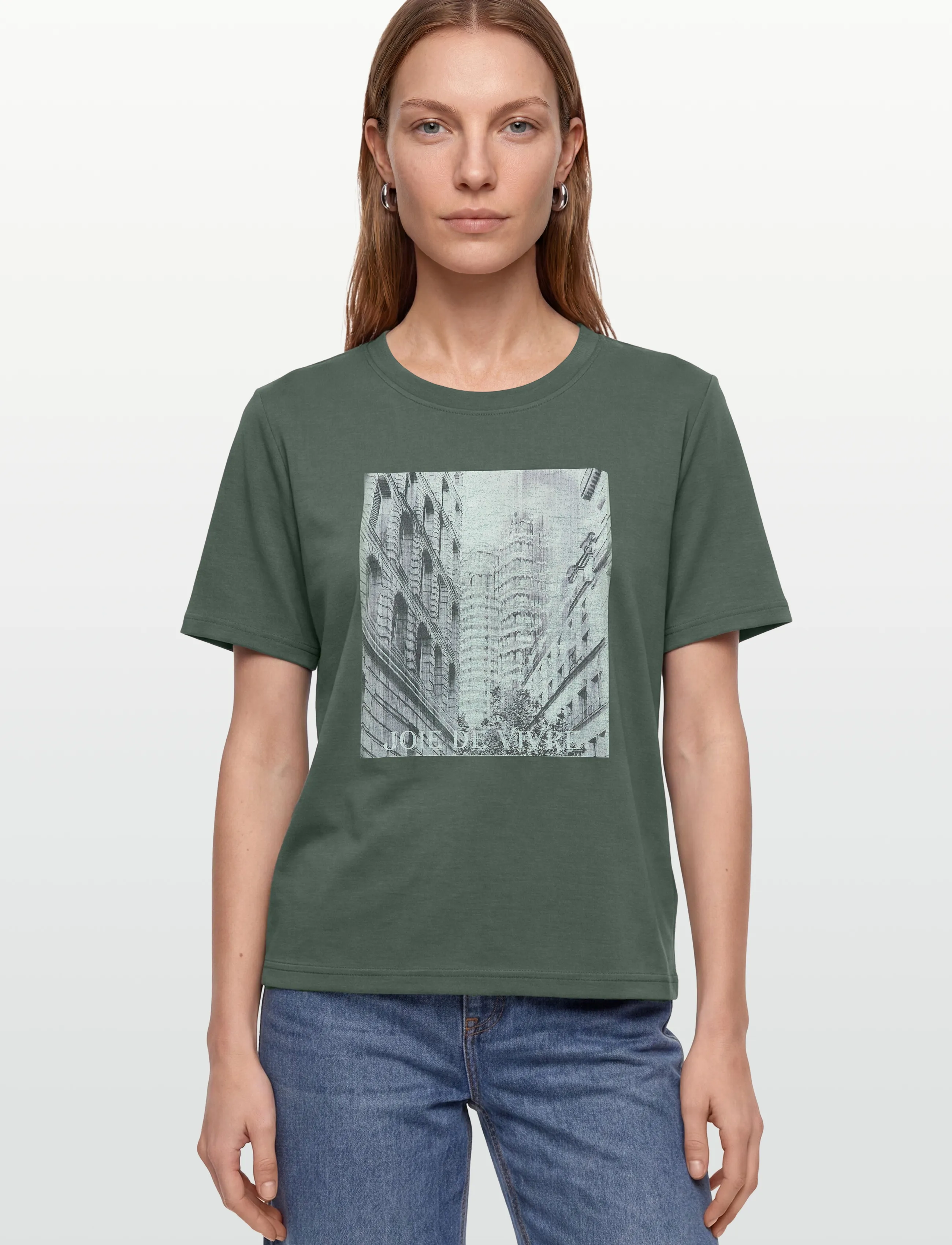 FREE/QUENT - FQMALAK-TEE - die niedrigsten preise - dark forest w. black - 3