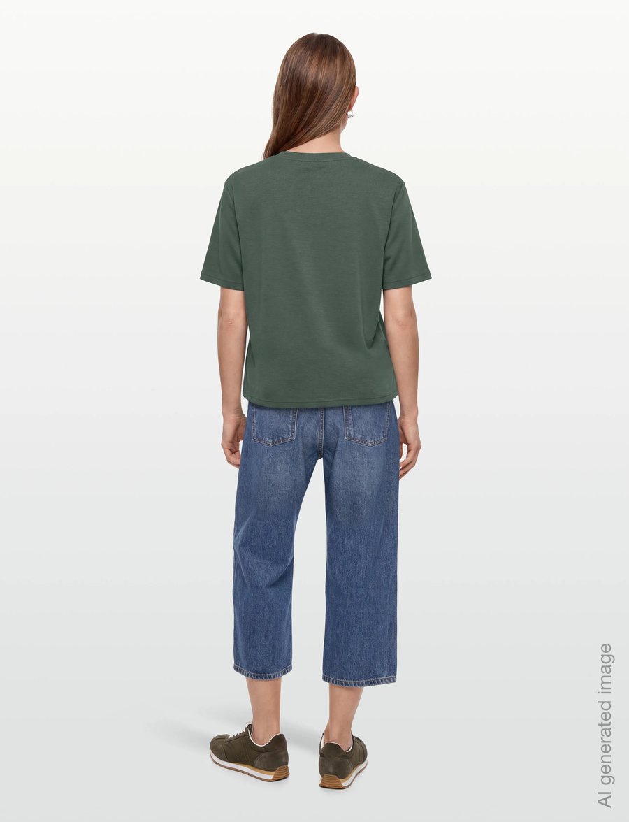 FREE/QUENT - FQMALAK-TEE - t-särgid - dark forest w. black - 4
