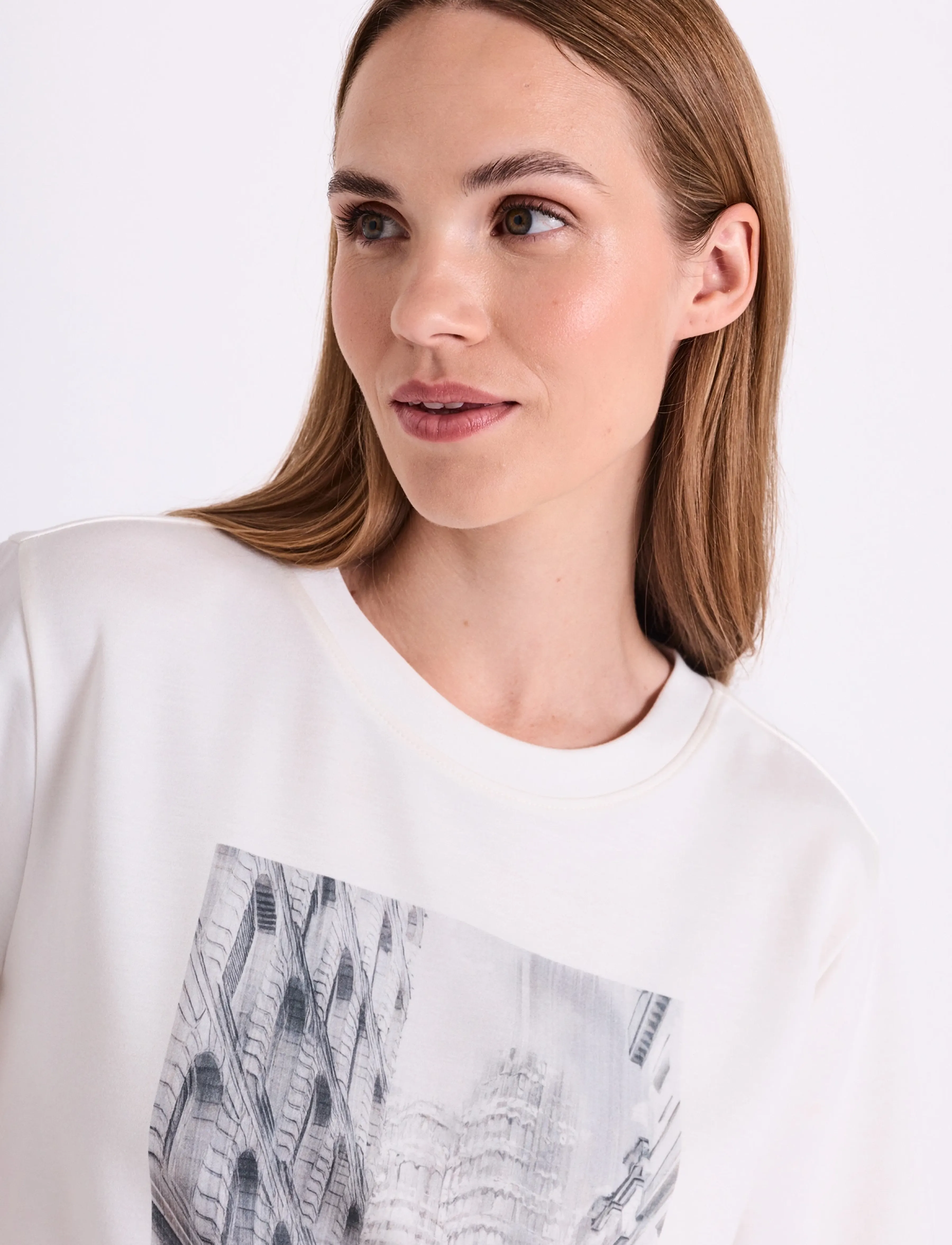 FREE/QUENT - FQMALAK-TEE - t-shirts - star off-white w. black - 3