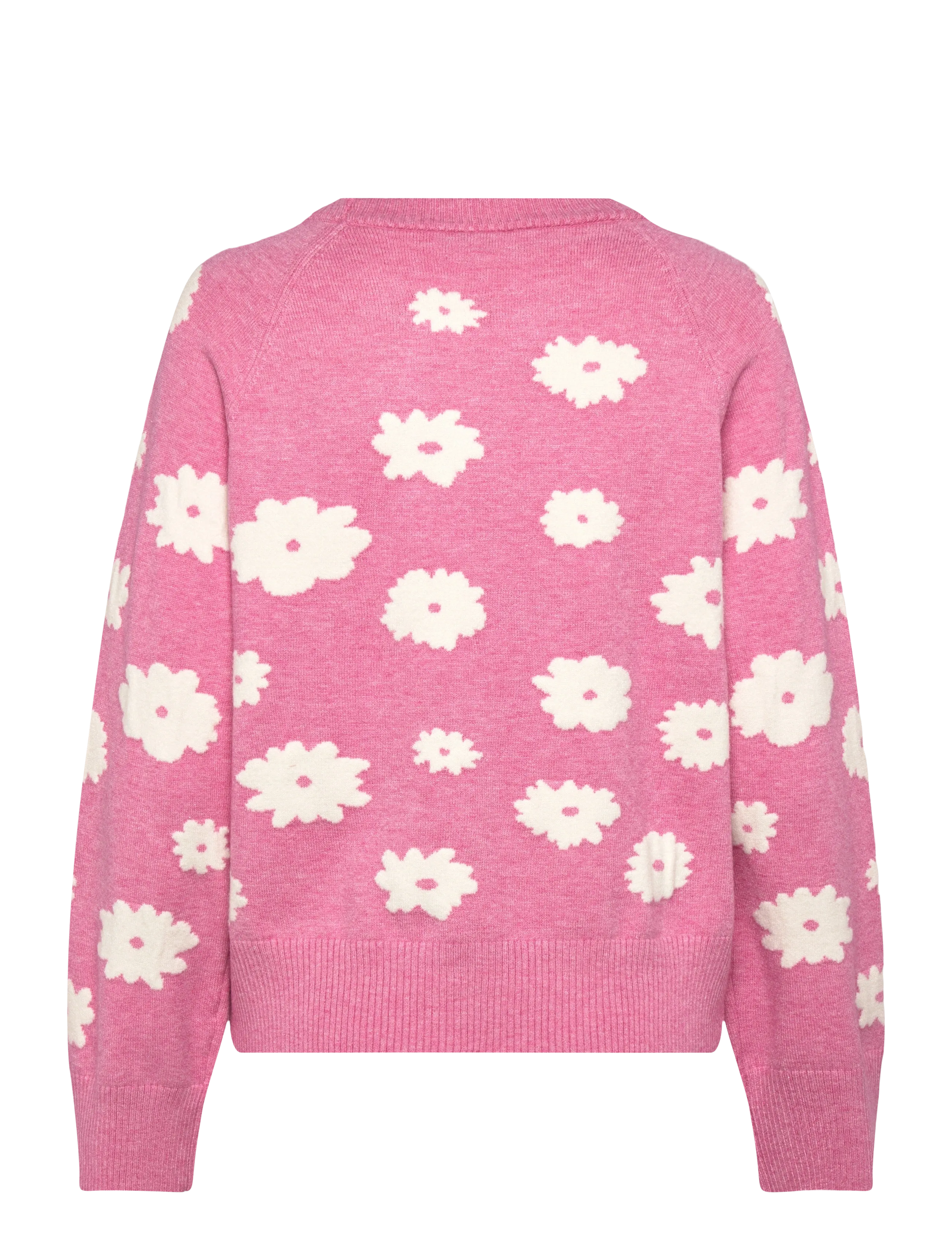 FREE/QUENT - FQALPI-PULLOVER - strikkegensere - wild orchid ml w star off-whit - 2