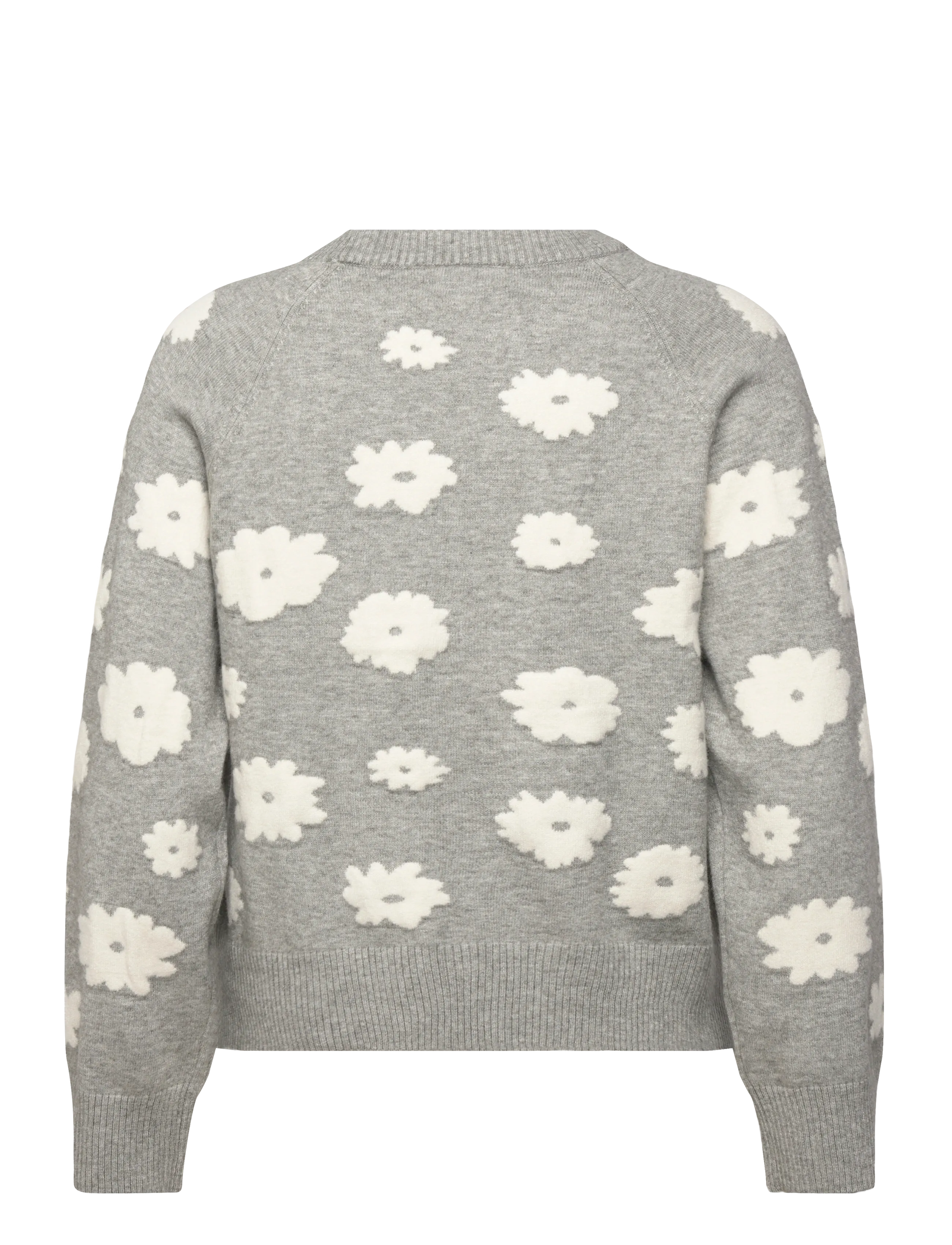 FREE/QUENT - FQALPI-PULLOVER - pullover - l. grey mel. w. star off-white - 2