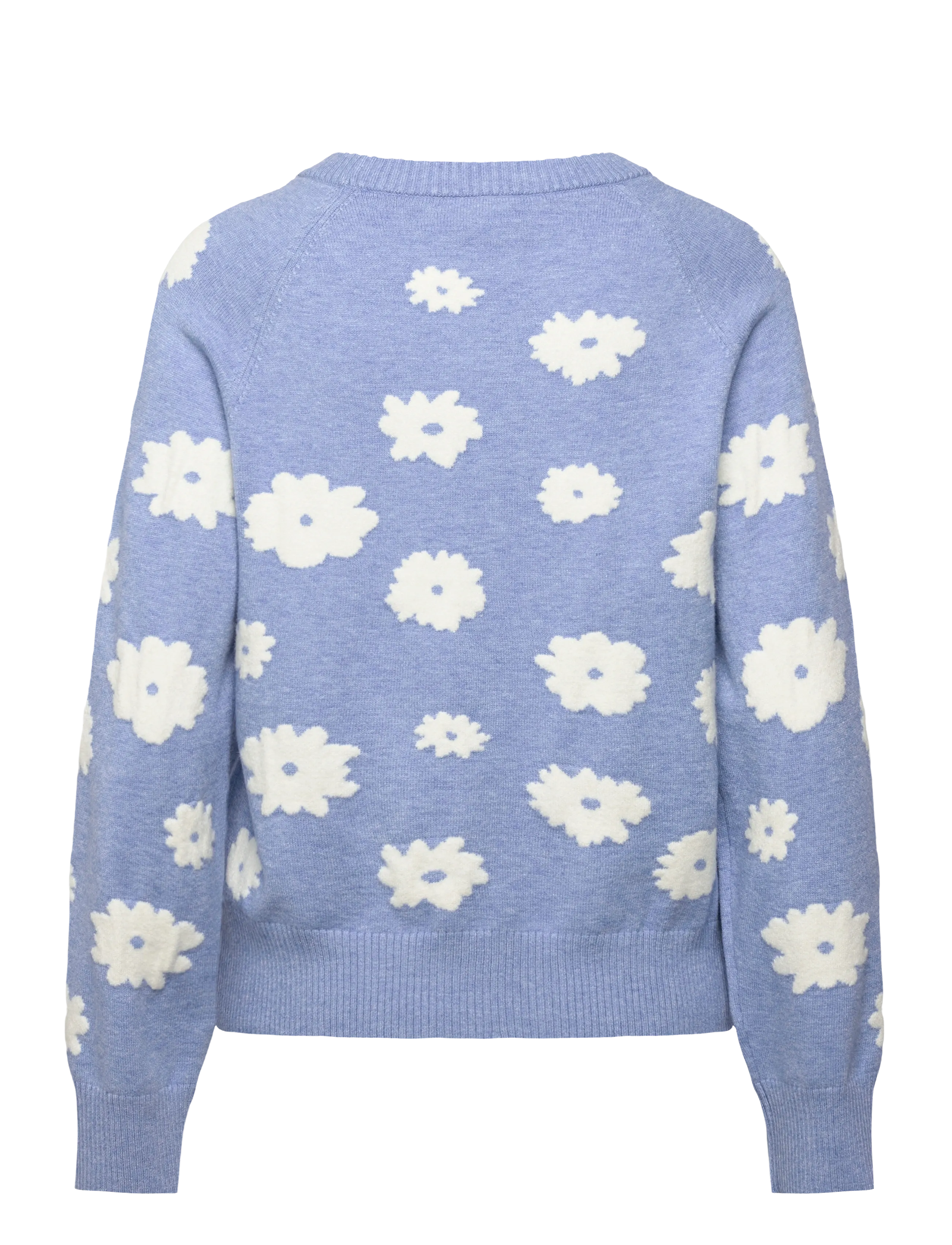 FREE/QUENT - FQALPI-PULLOVER - striktrøjer - vista blue ml w star off-white - 2