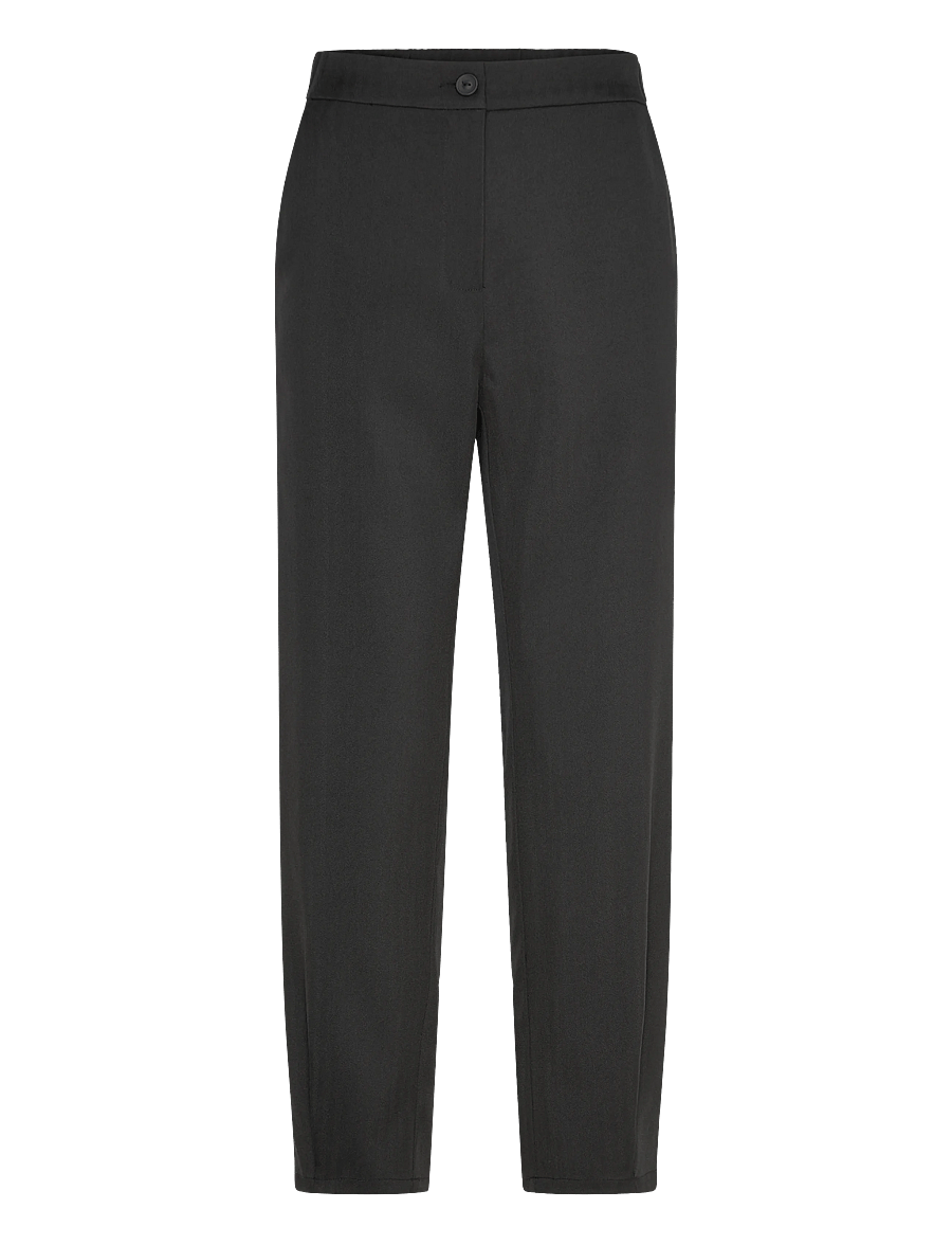 FREE/QUENT - FQCAIA-PANTS - hosen mit geradem bein - black - 1