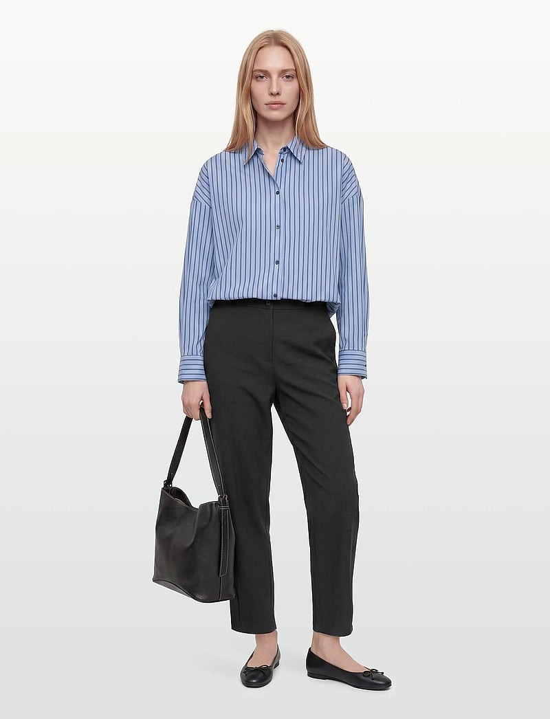 FREE/QUENT - FQCAIA-PANTS - barrel-hosen - black - 0