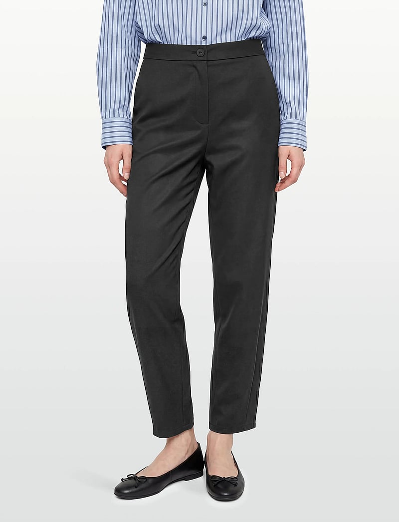 FREE/QUENT - FQCAIA-PANTS - barrel-hosen - black - 3