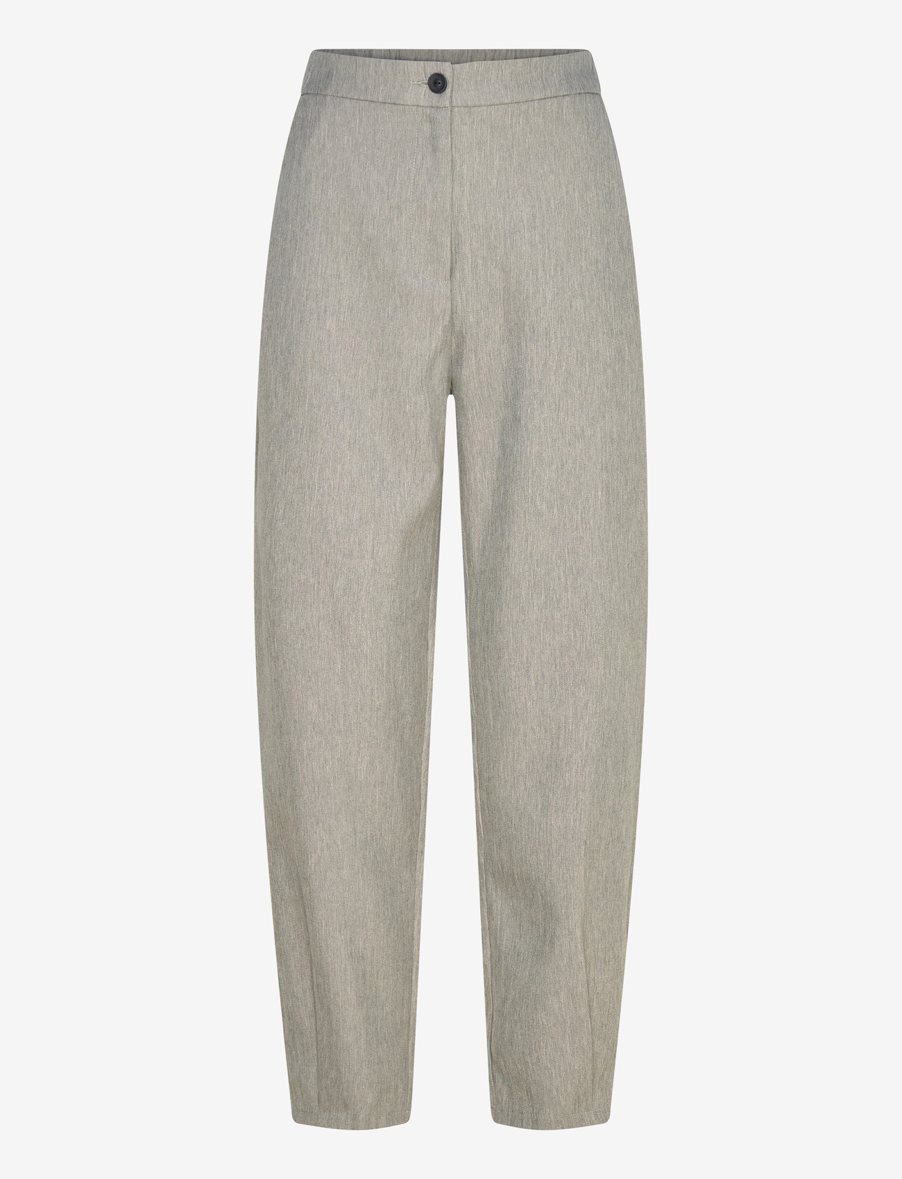 FREE/QUENT - FQCAIA-PANTS - barrel trousers - light grey melange - 1