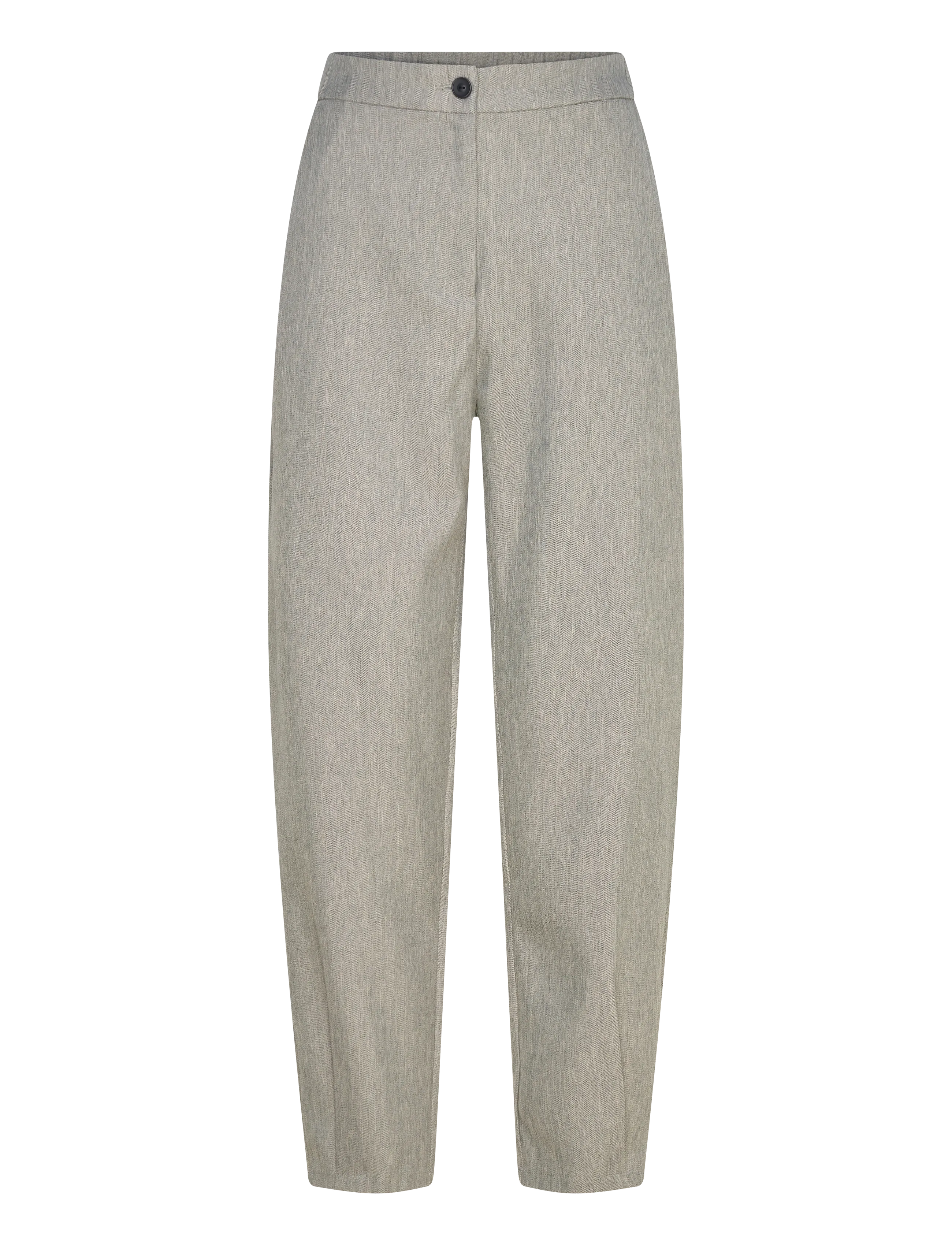 FREE/QUENT FQCAIA-PANTS - Tøj - LIGHT GREY MELANGE / grey