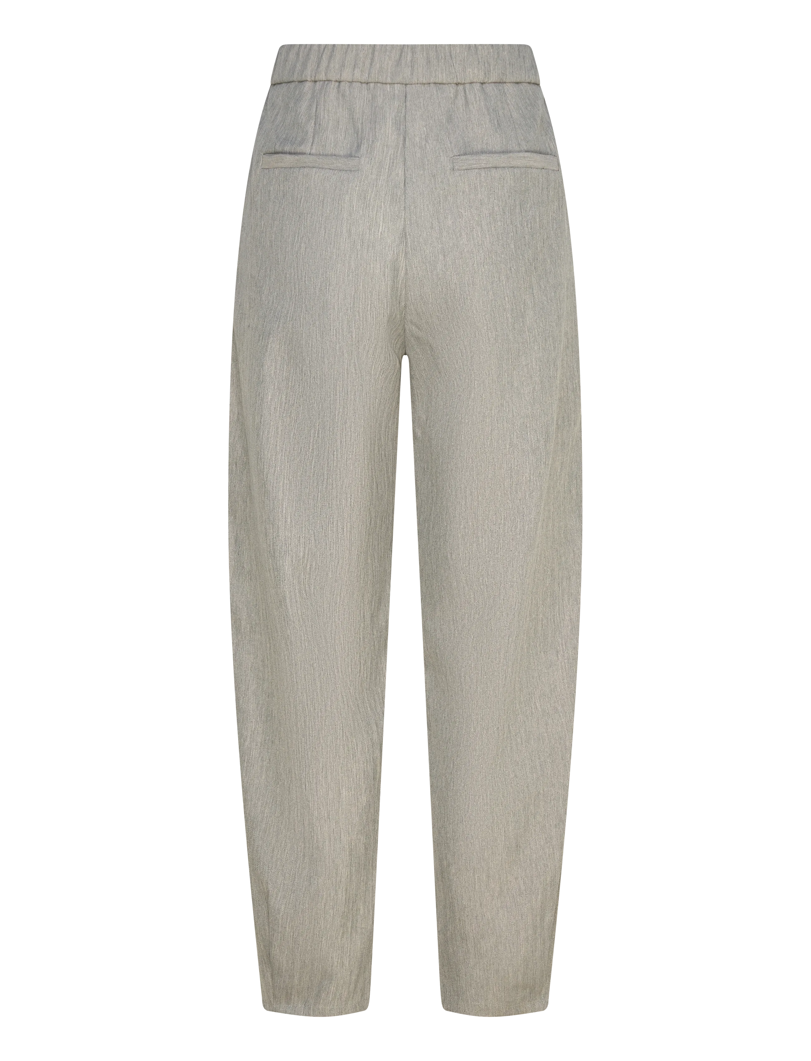 FREE/QUENT - FQCAIA-PANTS - women - light grey melange - 2