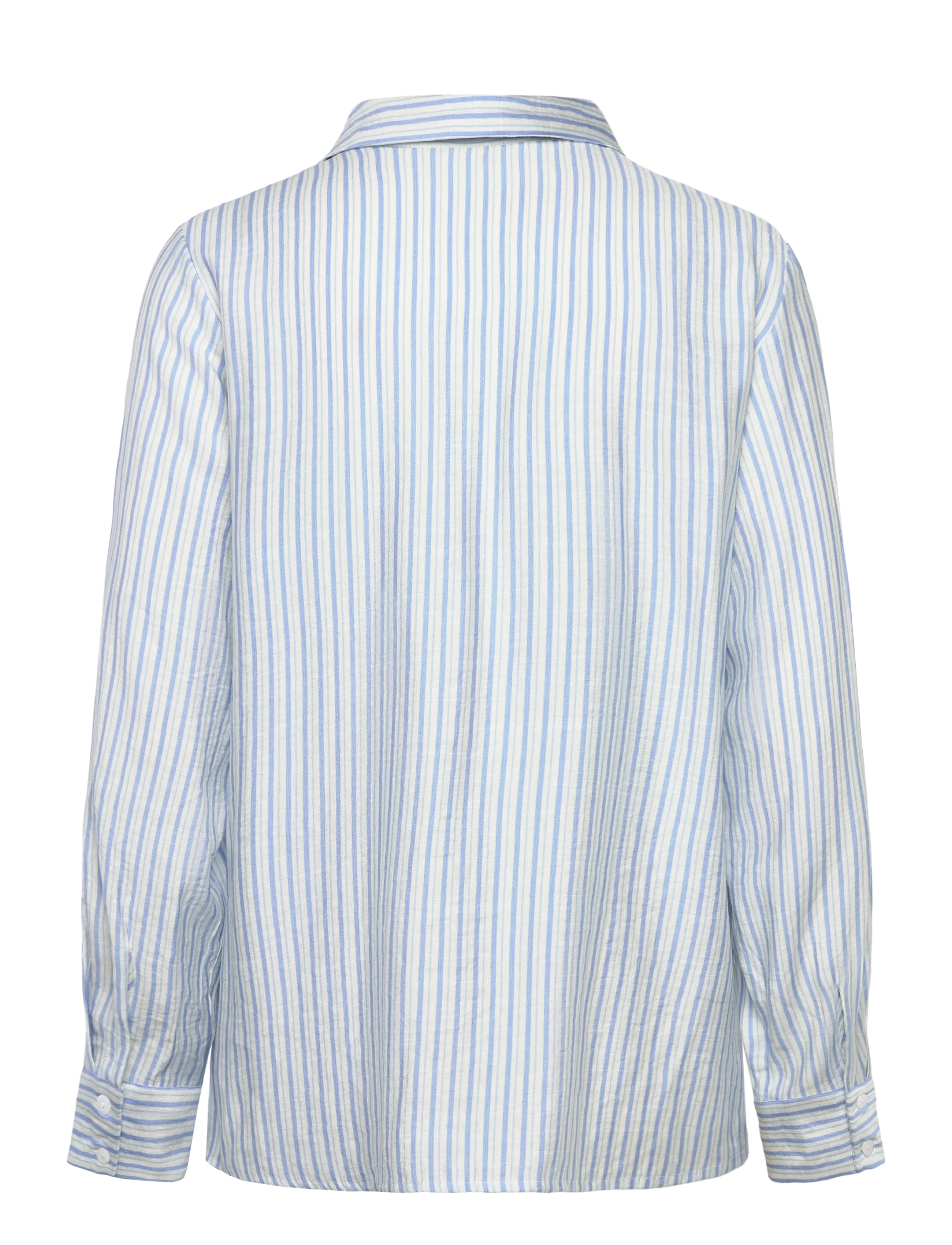 FREE/QUENT - FQKIMMI-SHIRT - langärmlige hemden - star off-white w. vista blue - 2