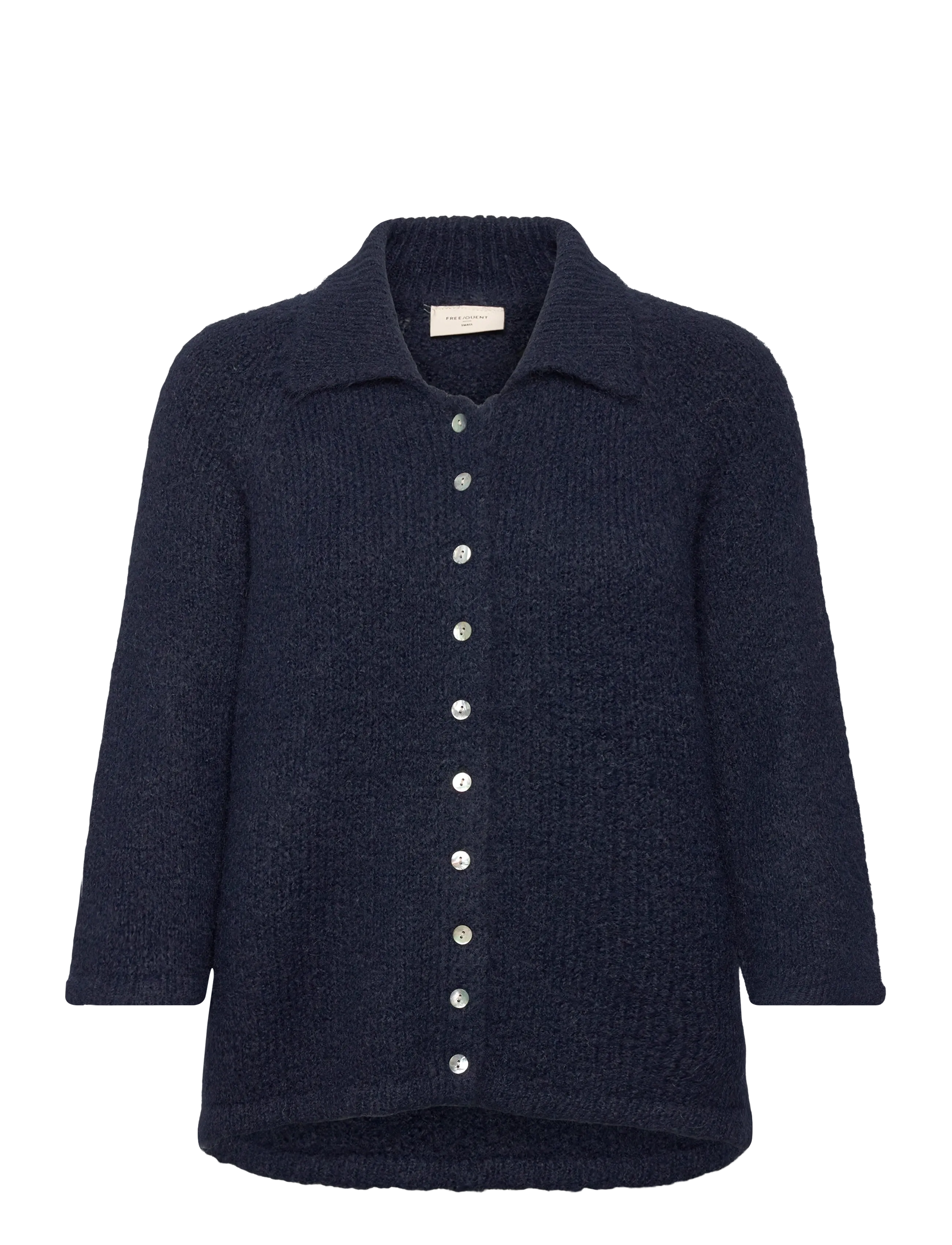FREE/QUENT FQGRSLULU-CARDIGAN - Cardigans - NAVY BLAZER MELANGE / navy