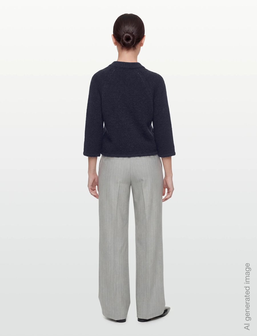 FREE/QUENT - FQGRSLULU-CARDIGAN - kardiganid - navy blazer melange - 4