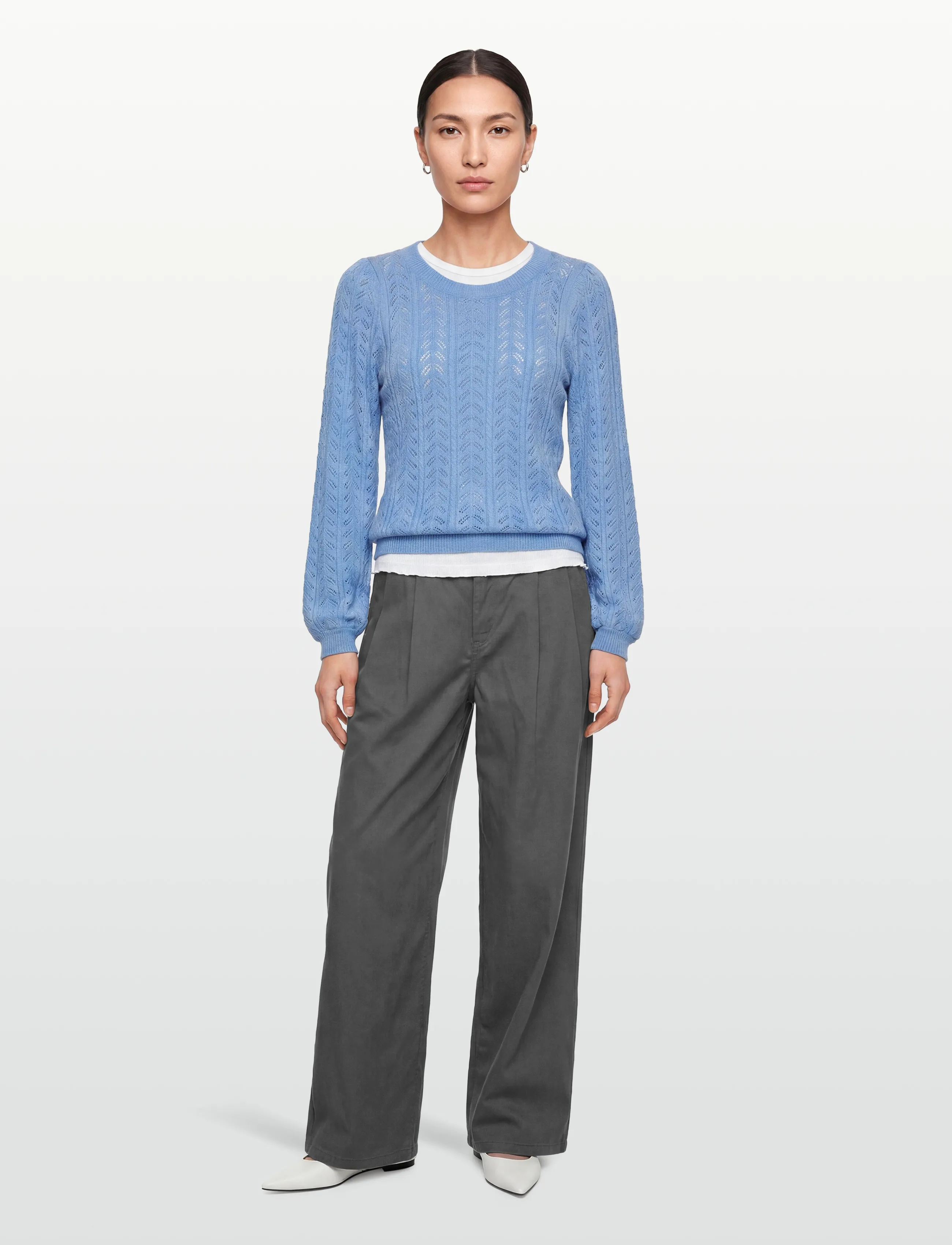FREE/QUENT Fqclarry-Pullover, XXL, Blue, Strik > Trøjer, Dame