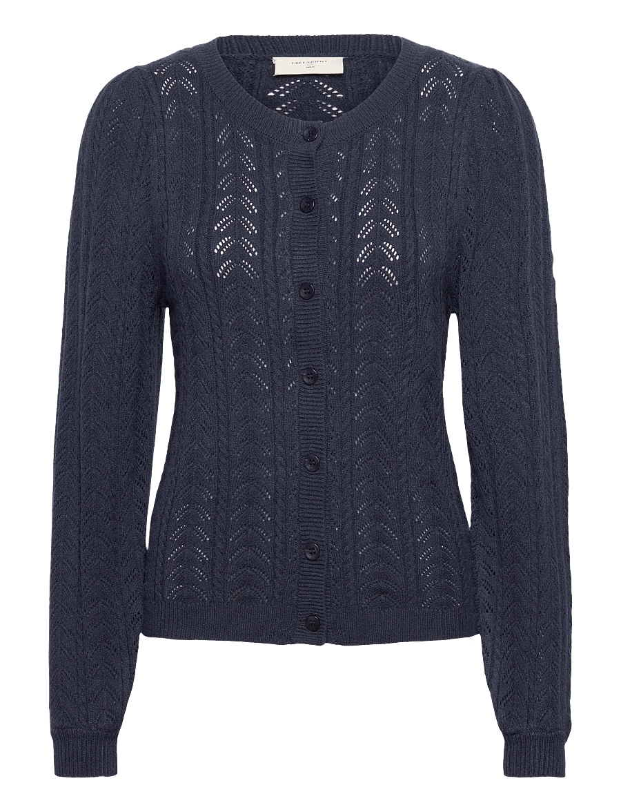 FREE/QUENT - FQCLARRY-CARDIGAN - cardigans - navy blazer - 1