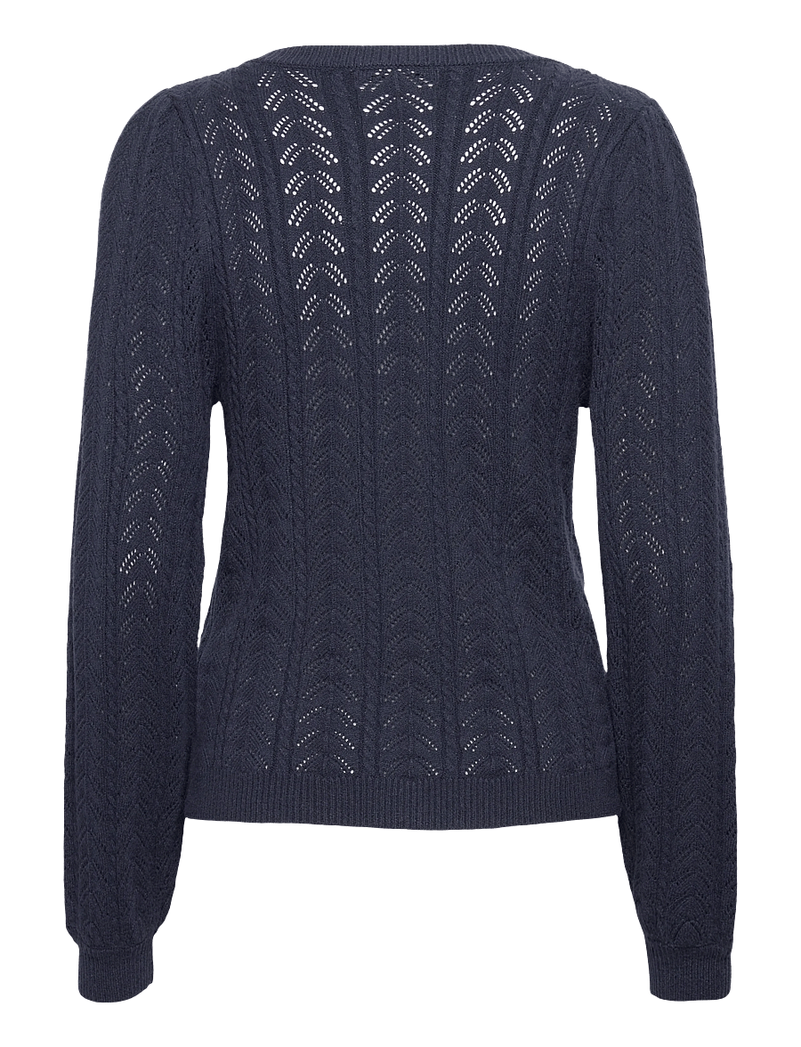 FREE/QUENT - FQCLARRY-CARDIGAN - cardigans - navy blazer - 2