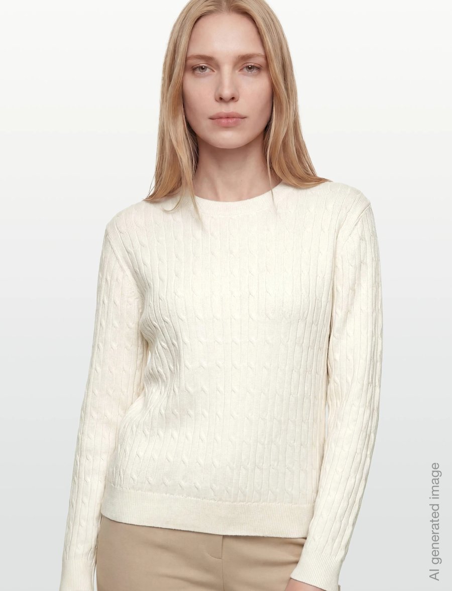 FREE/QUENT - FQDODO-PULLOVER - striktrøjer - star off-white - 3