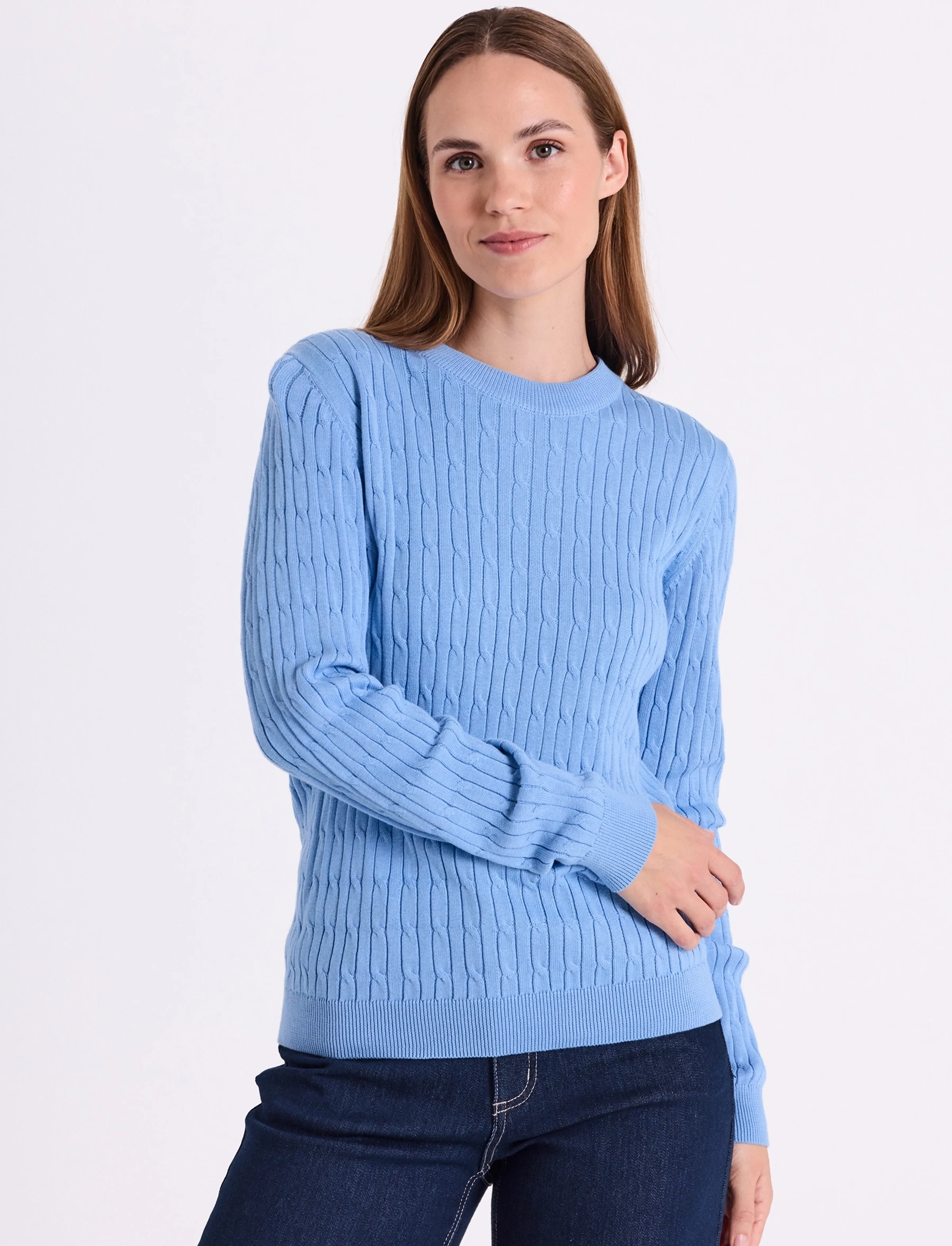 FREE/QUENT Fqdodo-Pullover, XL, Blue, Strik > Trøjer, Dame
