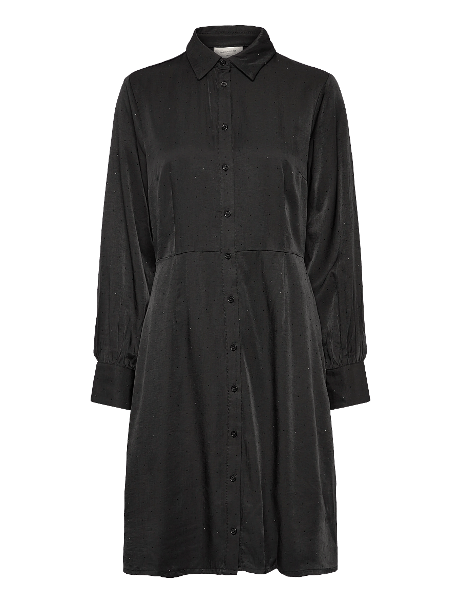 FREE/QUENT - FQHILDA-DRESS - robes chemises - black - 1