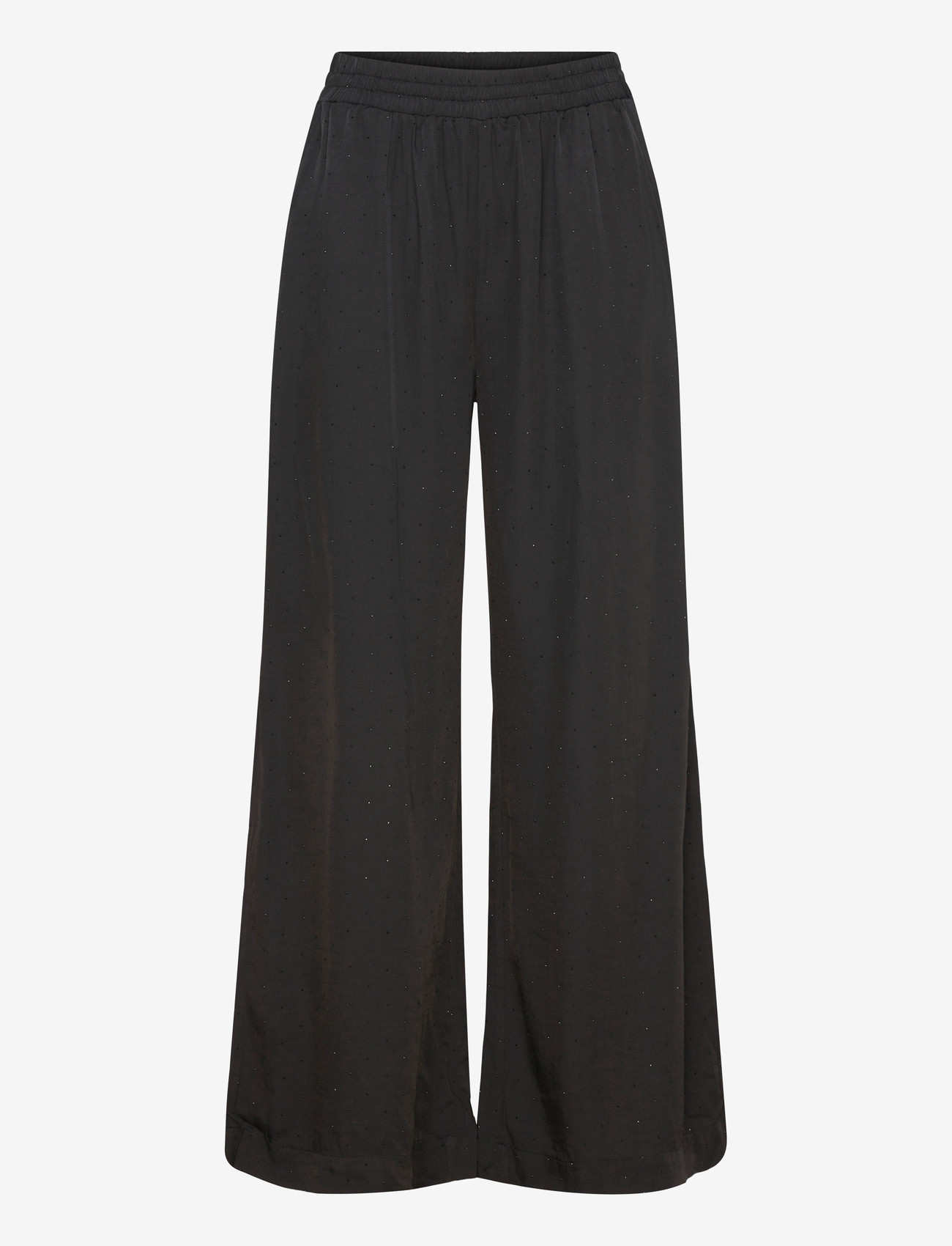 FREE/QUENT - FQHILDA-PANTS - bukser med brede ben - black - 1