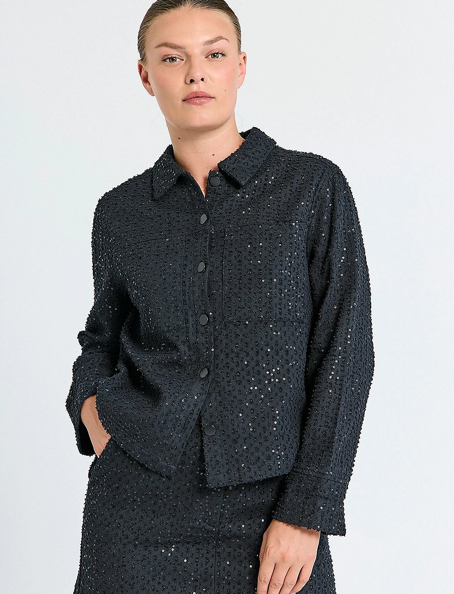 FREE/QUENT - FQSHOW-JACKET - Õhukesed jakid - black - 3