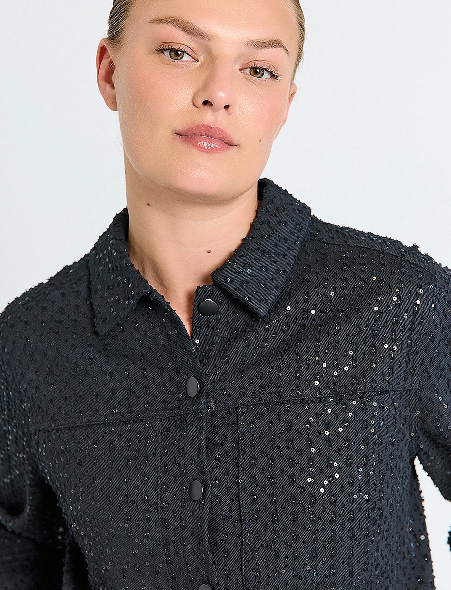 FREE/QUENT - FQSHOW-JACKET - Õhukesed jakid - black - 4