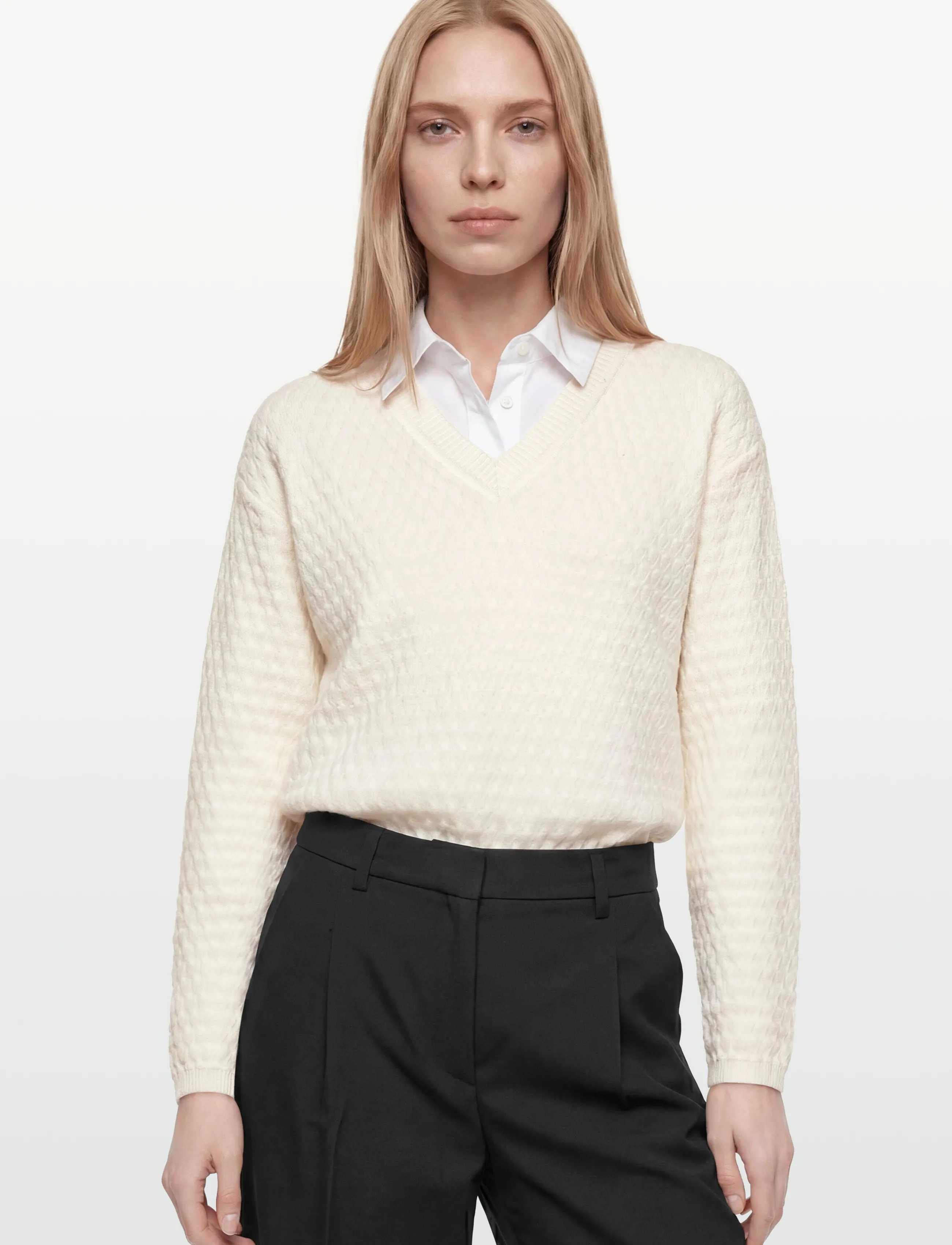 FREE/QUENT - FQDODO-PULLOVER - lägsta priserna - star off-white - 3