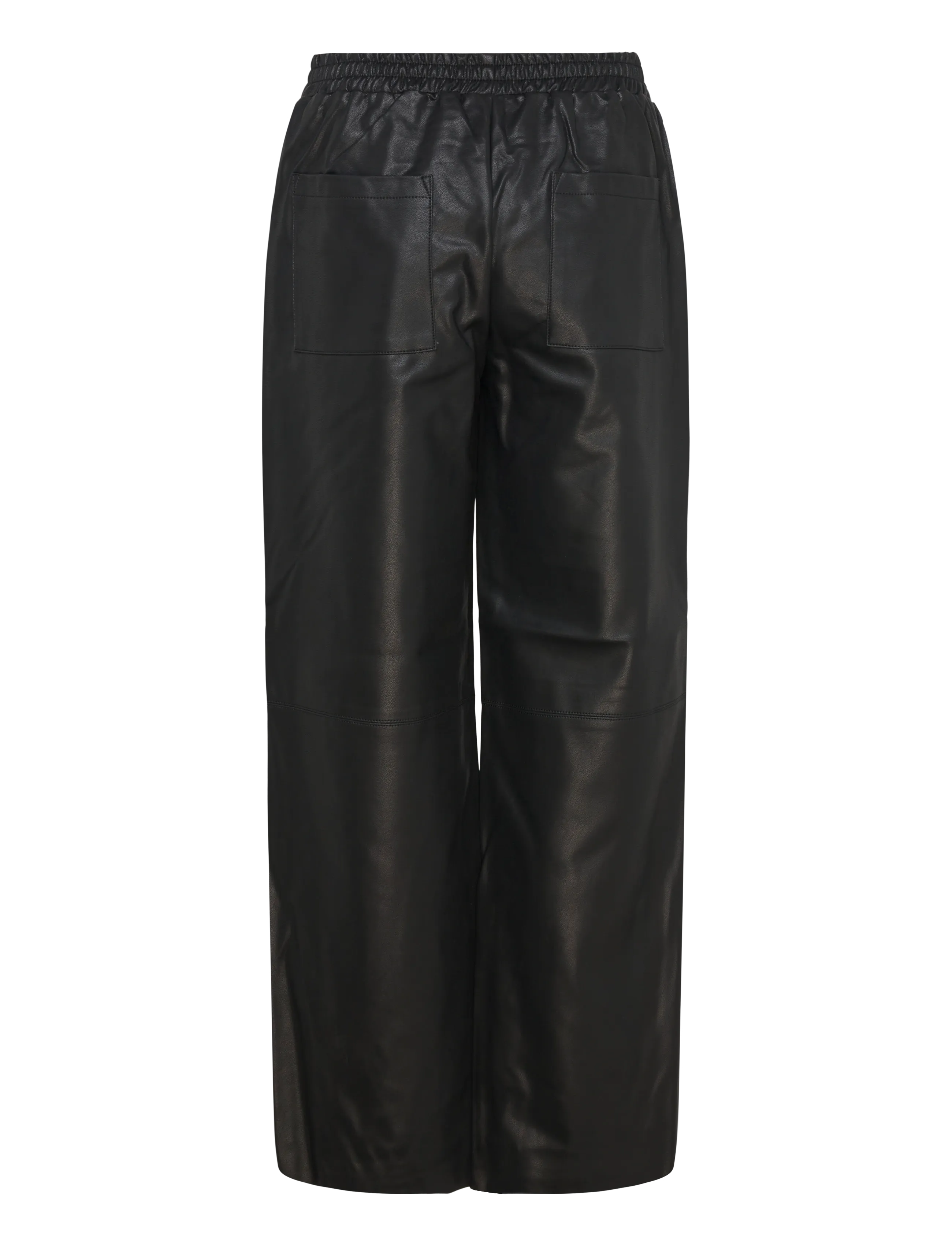 FREE/QUENT - FQVEGGY-PANTS - læderbukser - black - 1