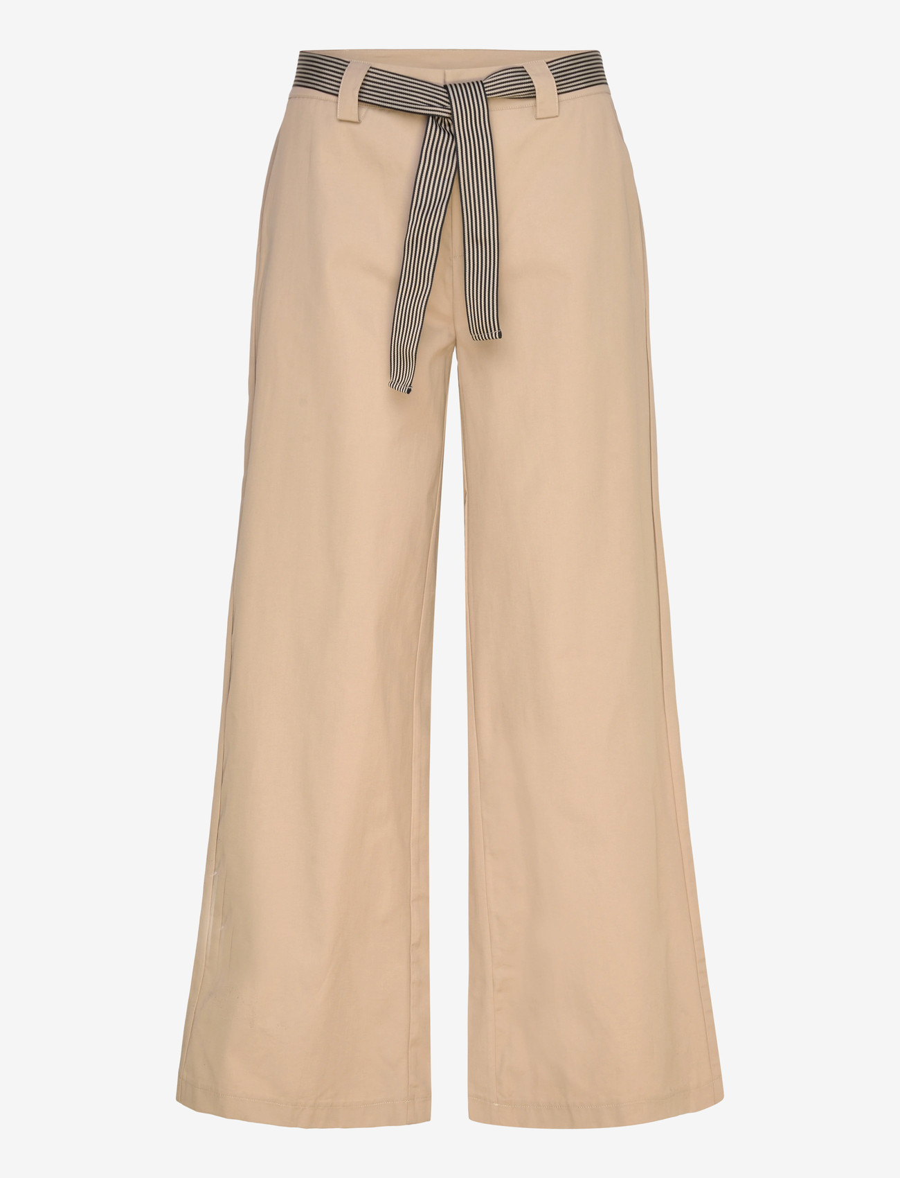 FREE/QUENT - FQCANA-PANTS - bukser med brede ben - silver mink - 1