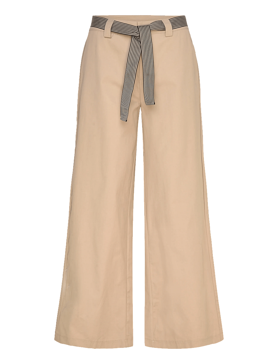 FREE/QUENT - FQCANA-PANTS - laia säärega püksid - silver mink - 1