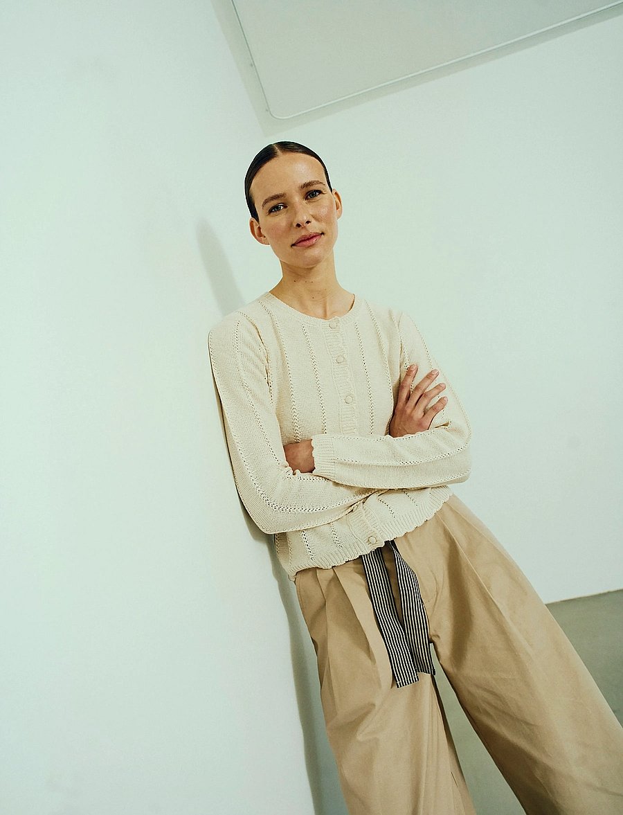 FREE/QUENT - FQCANA-PANTS - laia säärega püksid - silver mink - 3