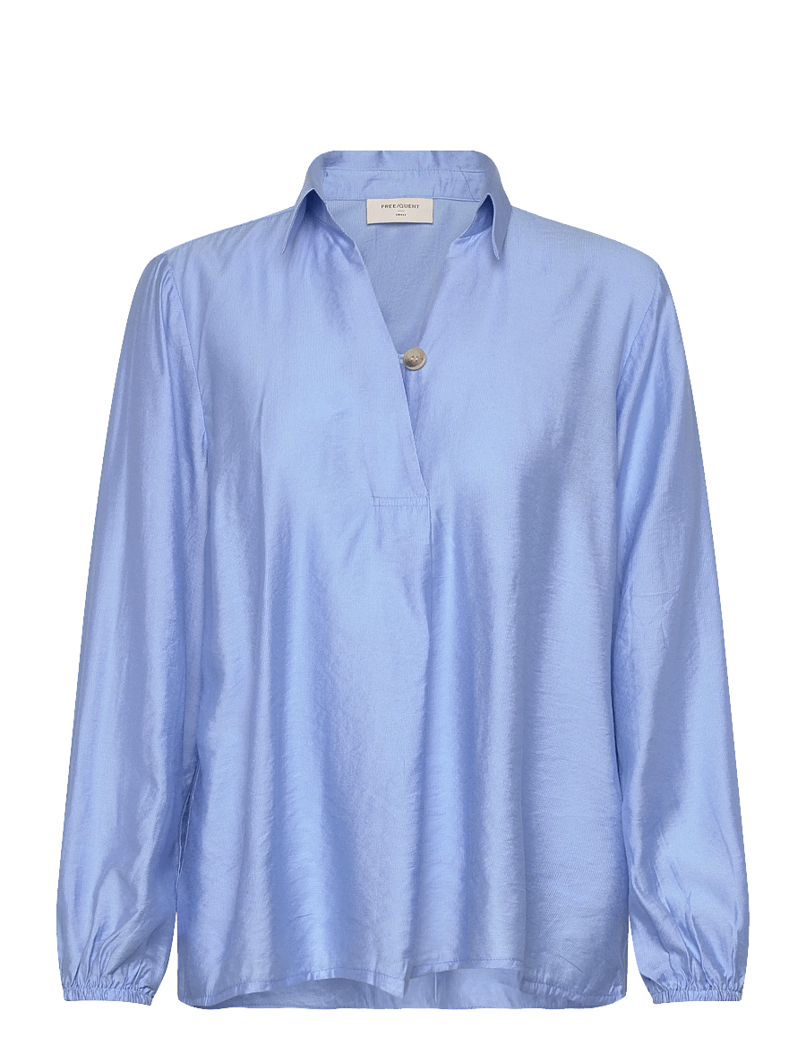 FREE/QUENT - FQISELA-BLOUSE - langärmelige blusen - vista blue - 1