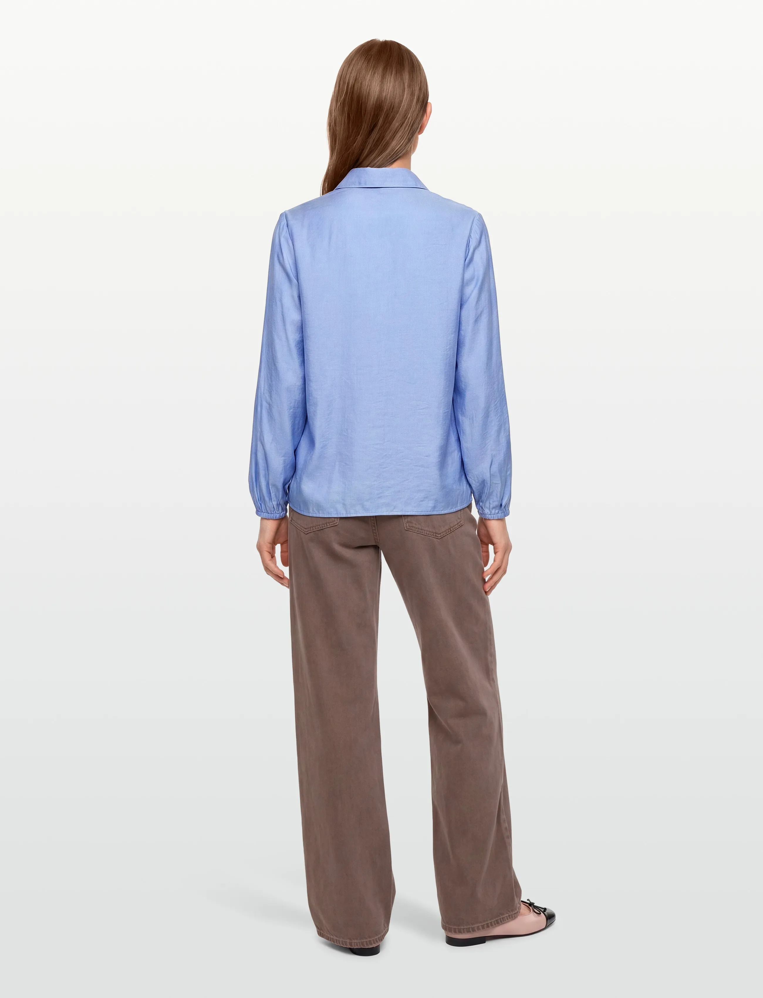 FREE/QUENT - FQISELA-BLOUSE - långärmade blusar - vista blue - 4