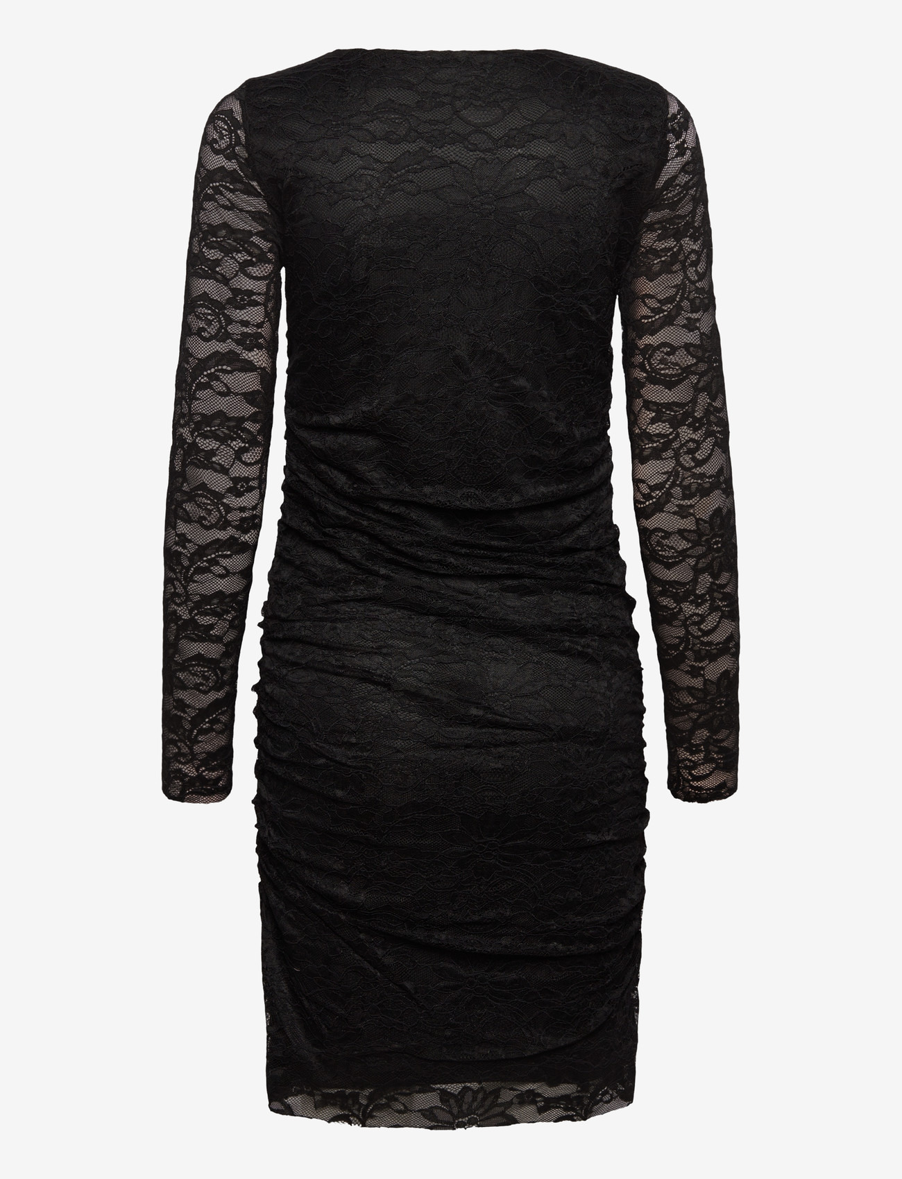 FREE/QUENT - Dress from Freequent in a beautiful lace fabric with a floral pattern and full b - cocktailkleider - black w. black - 1