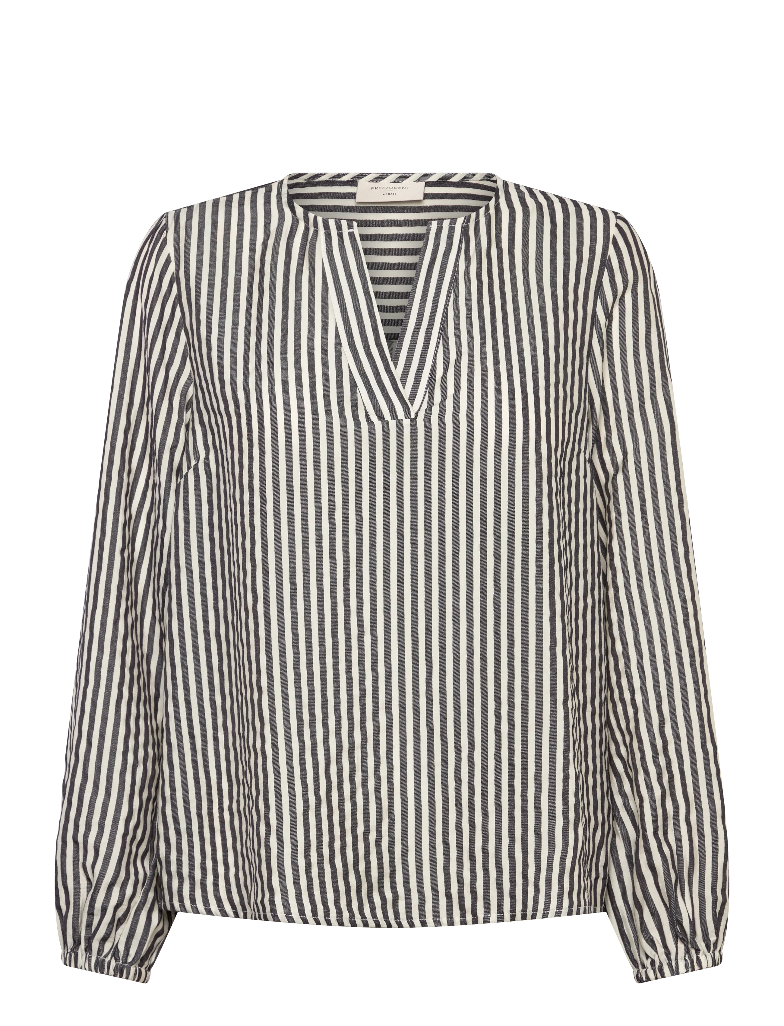 FREE/QUENT FQZELLA-BLOUSE - FREE|QUENT - BLACK W. MOONBEAM / multi