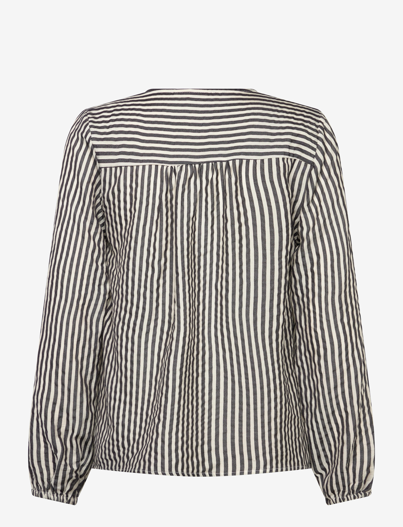 FREE/QUENT - FQZELLA-BLOUSE - long sleeved blouses - black w. moonbeam - 2