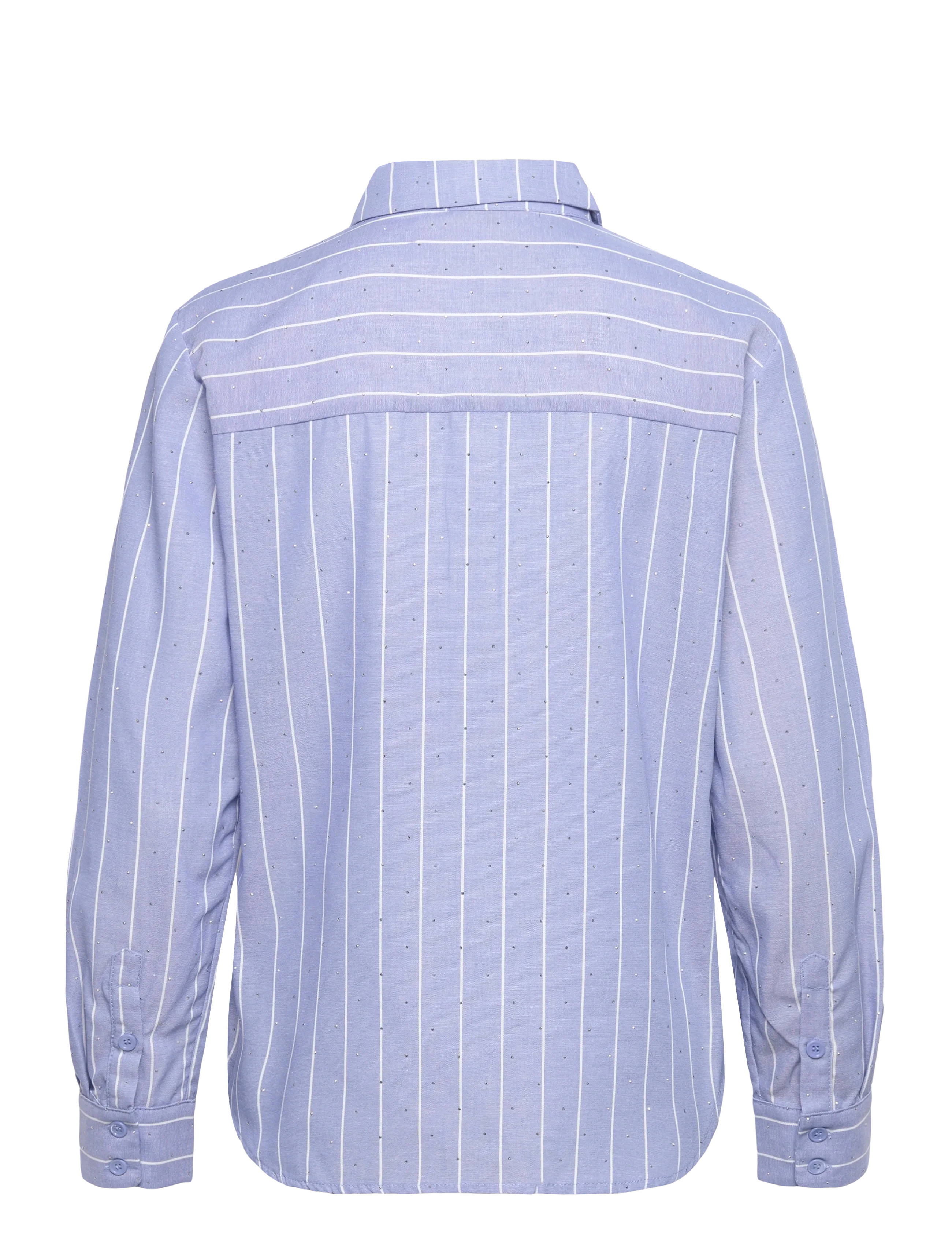 FREE/QUENT - FQSOLLY-SHIRT - long-sleeved shirts - vista blue w. star off-white - 2