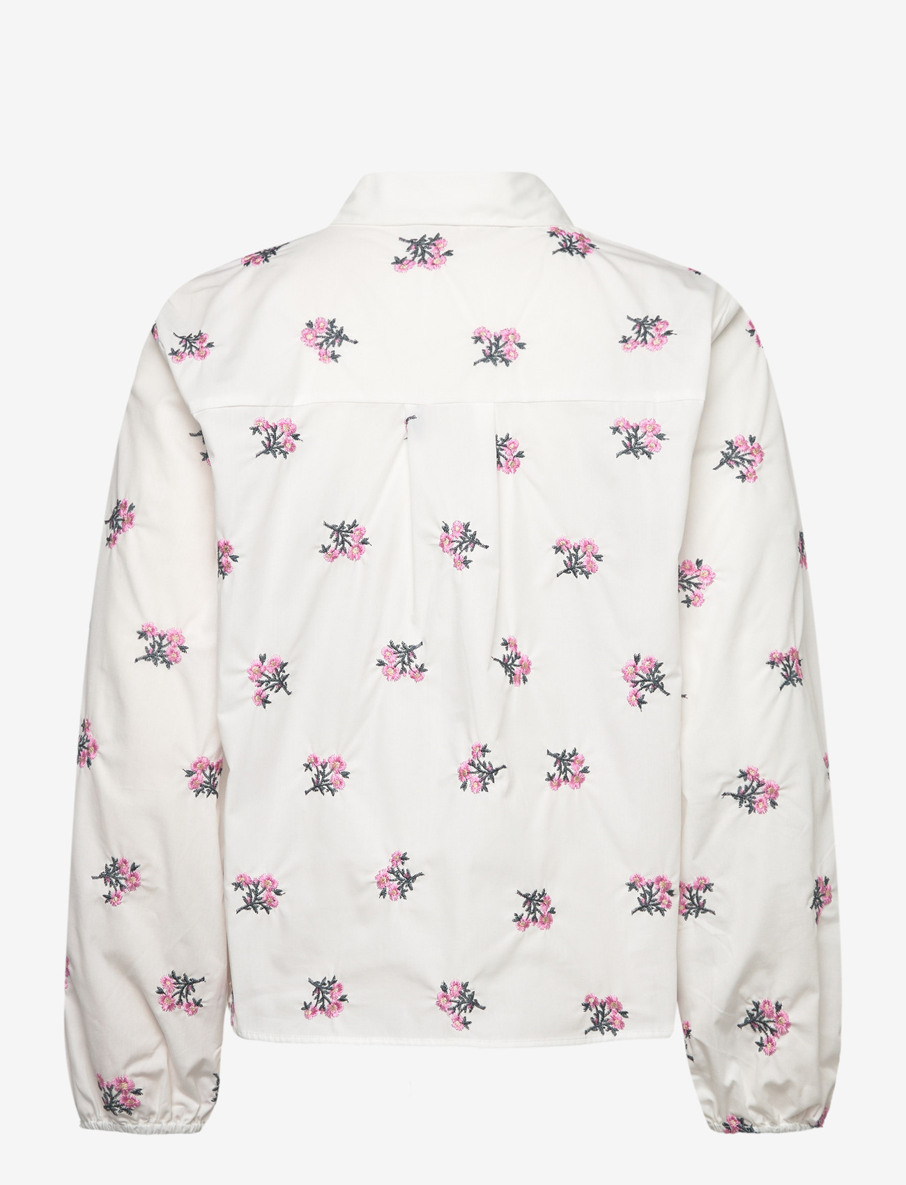 FREE/QUENT - FQLEILA-BLOUSE - langærmede bluser - star off-white w. wild orchid - 2