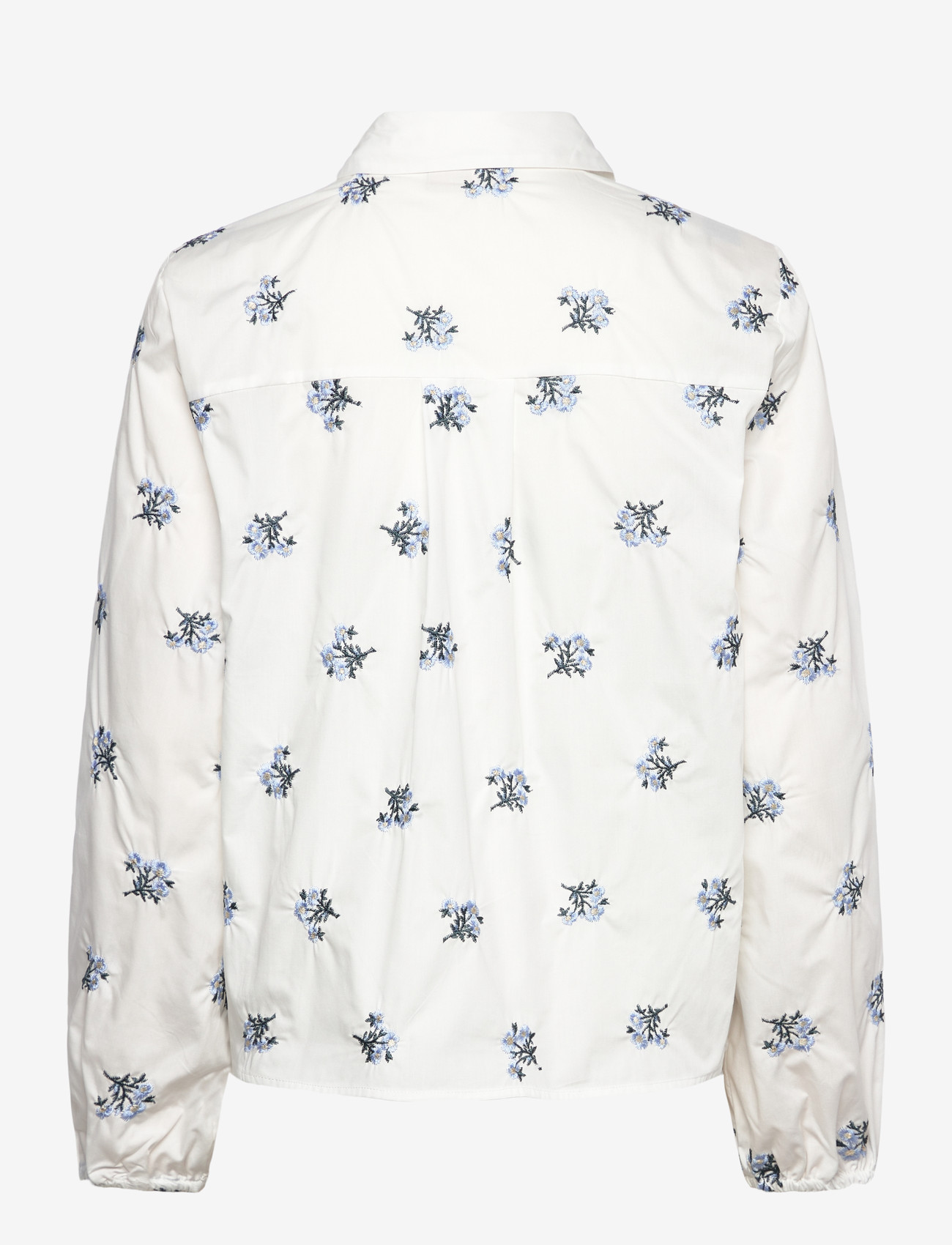 FREE/QUENT - FQLEILA-BLOUSE - långärmade blusar - star off-white w. vista blue - 1