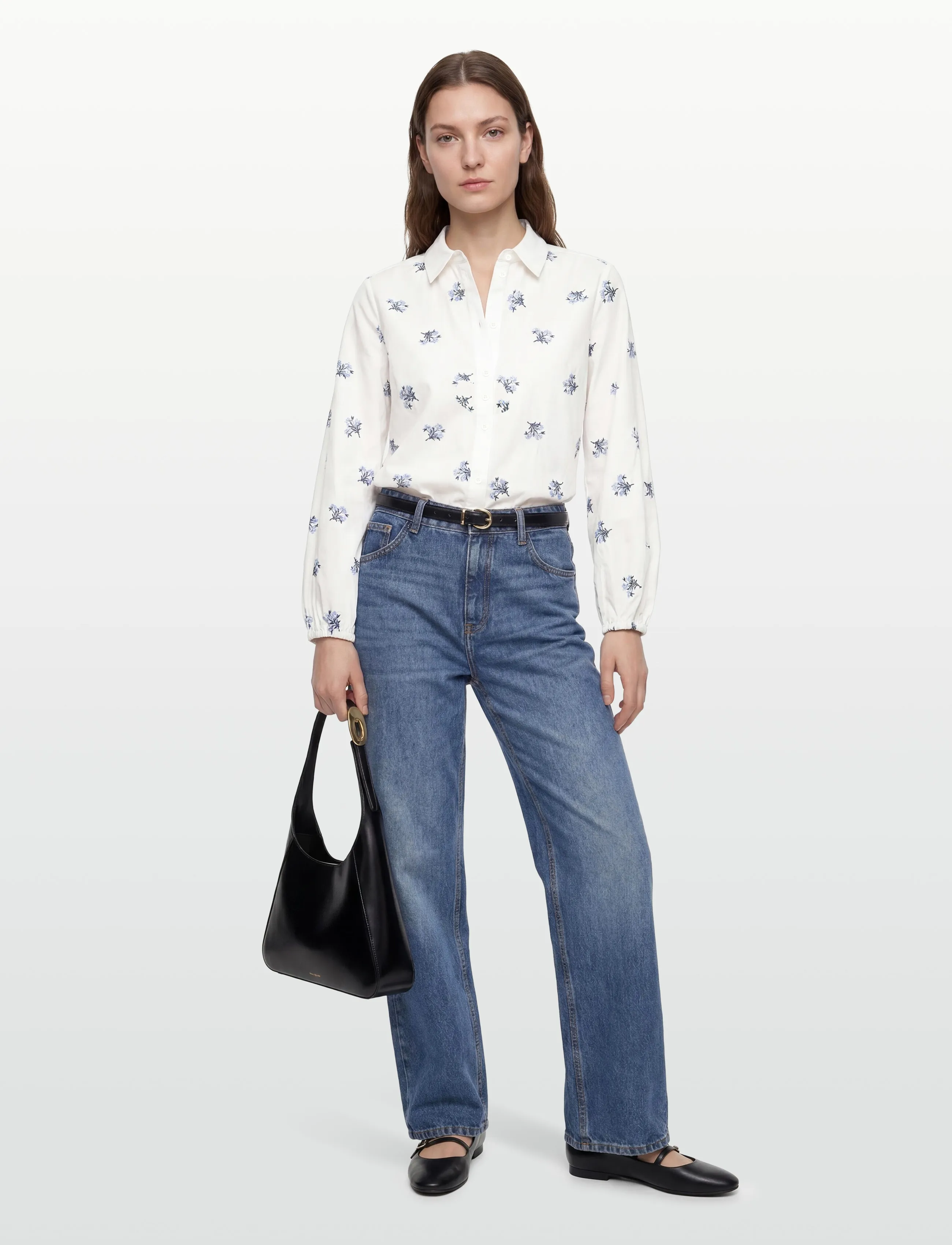 FREE/QUENT Fqleila-Blouse, XS, Blouses, Weiß - Long-sleeved, Frauen