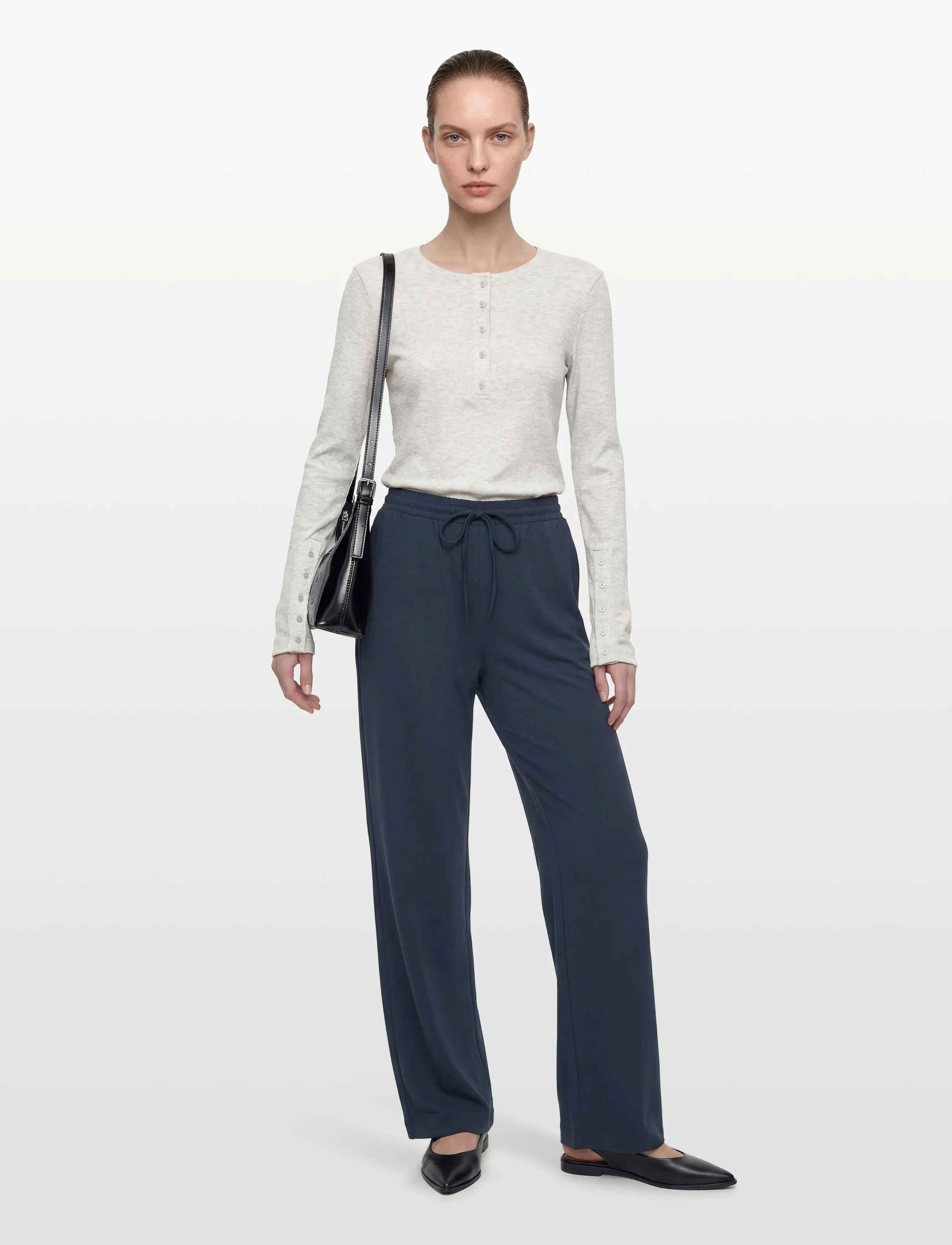 FREE/QUENT FQNANNI-PANTS - Byxor - SALUTE / navy
