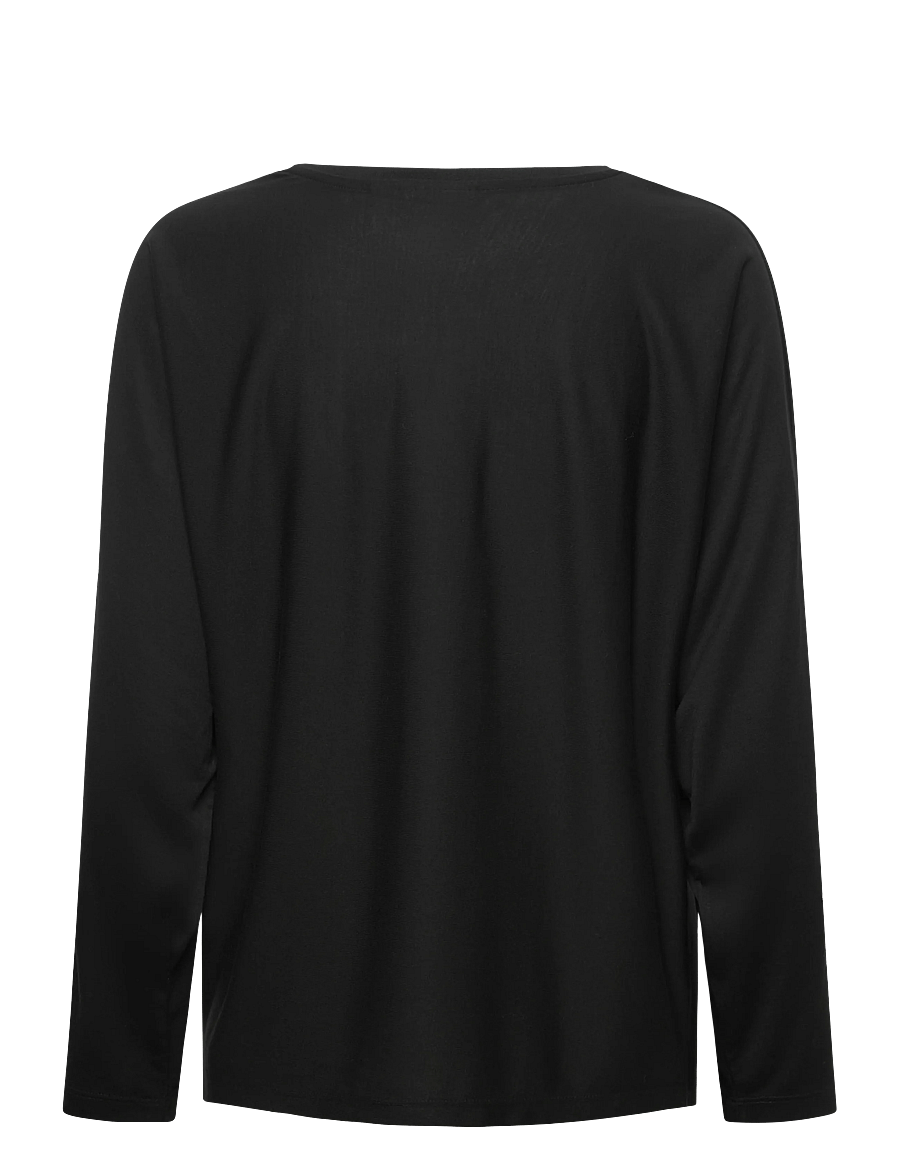 FREE/QUENT - FQPREA-TEE - langärmlige tops - black - 2