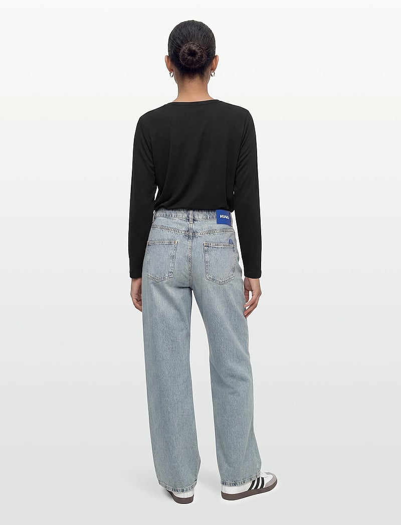 FREE/QUENT - FQPREA-TEE - langärmlige tops - black - 4